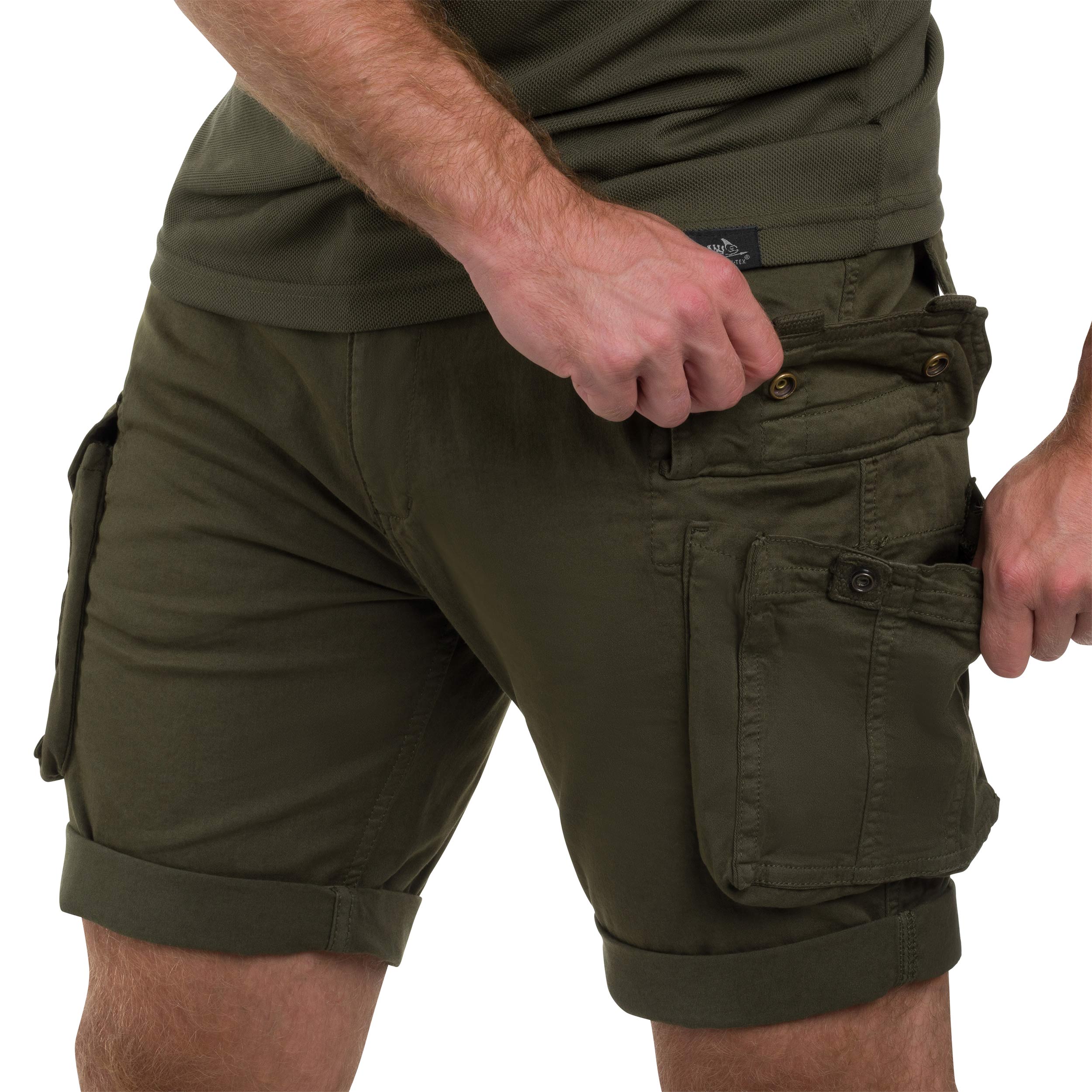 Szorty Alpha Industries Crew Short - Dark Olive