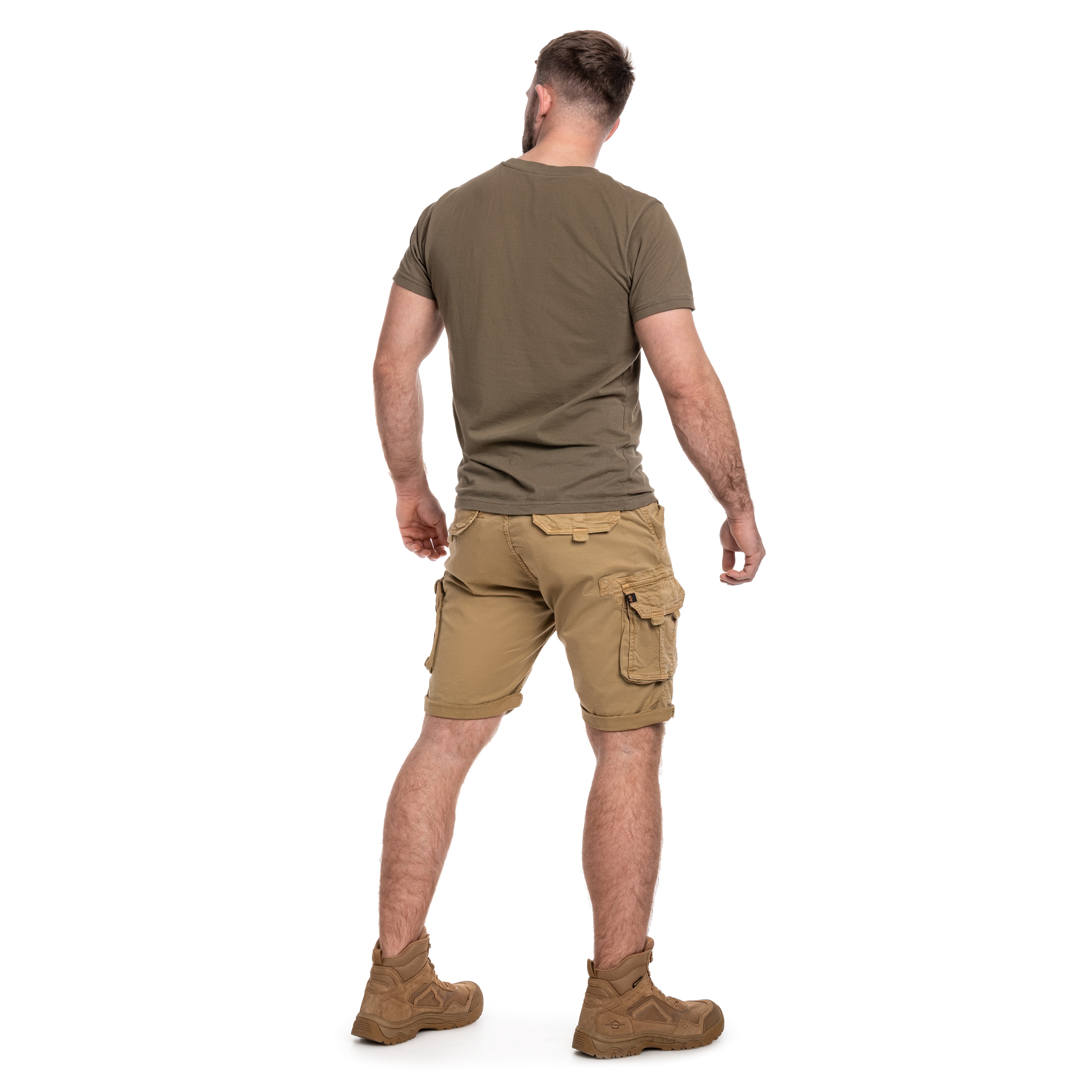 Szorty Alpha Industries Crew Short - Khaki