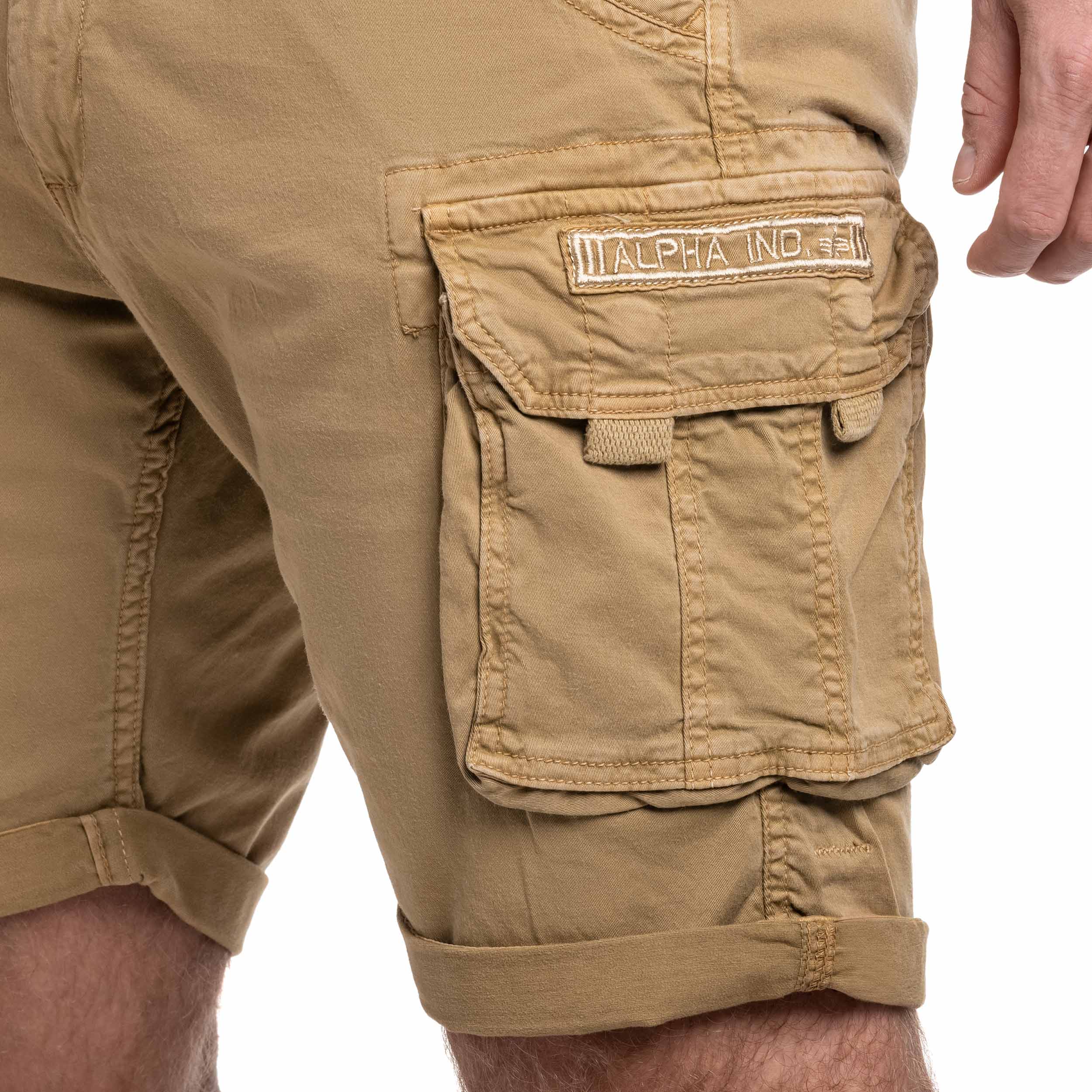 Szorty Alpha Industries Crew Short - Khaki