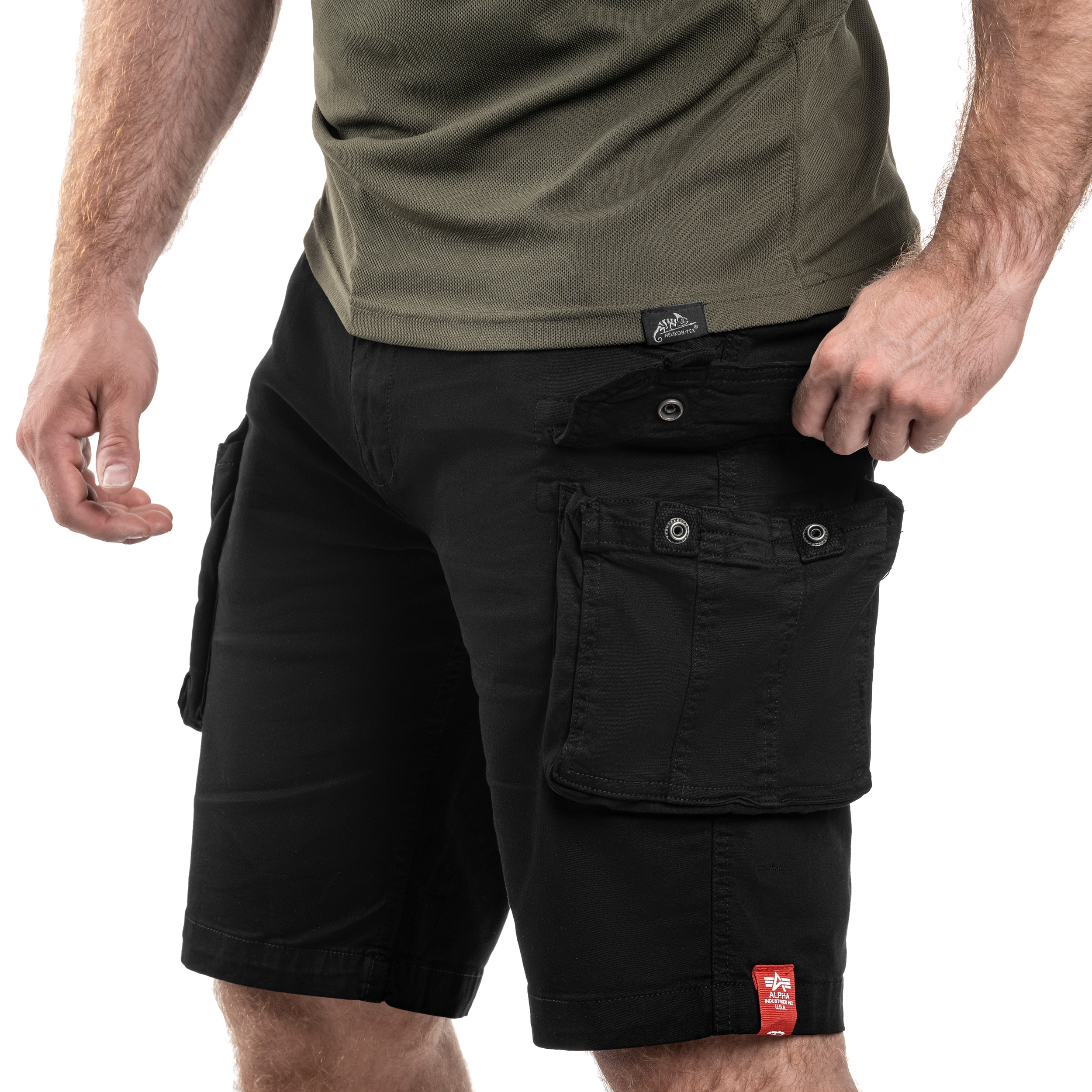 Szorty Alpha Industries Crew Short - Black