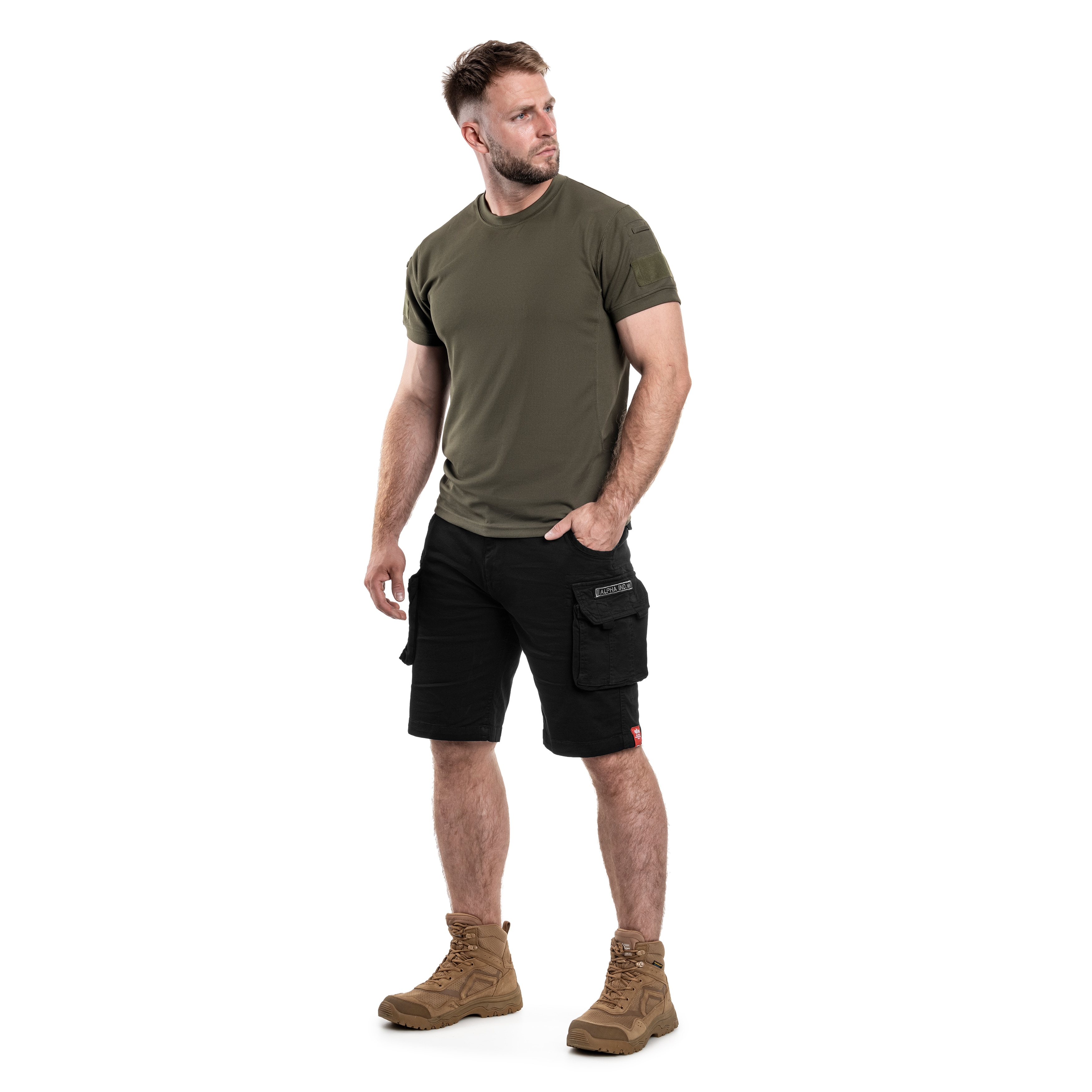 Szorty Alpha Industries Crew Short - Black