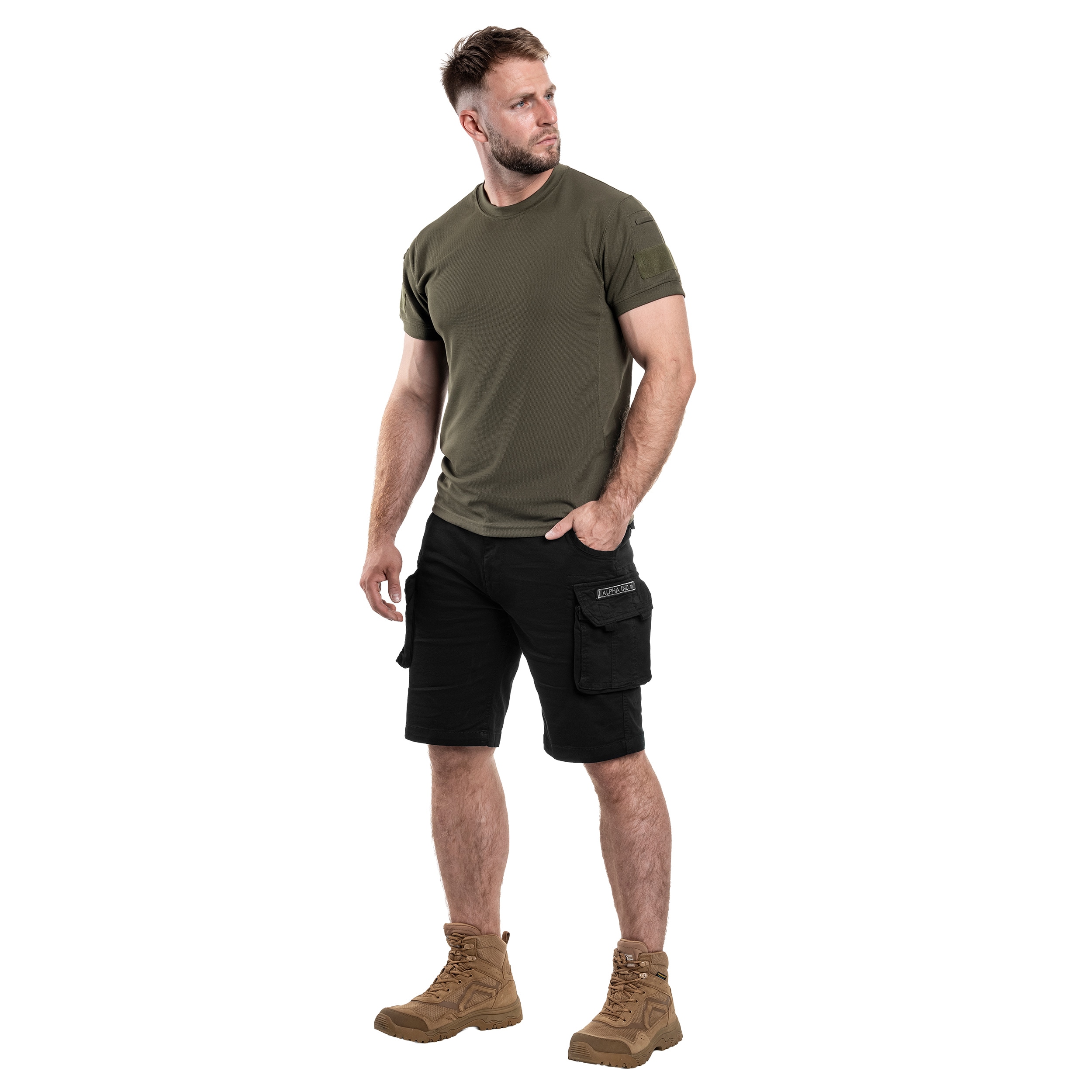 Szorty Alpha Industries Crew Short - Black