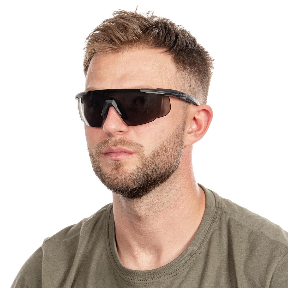 Тактичні окуляри Wiley X Saber Advanced Set 3in1 - Matte Black