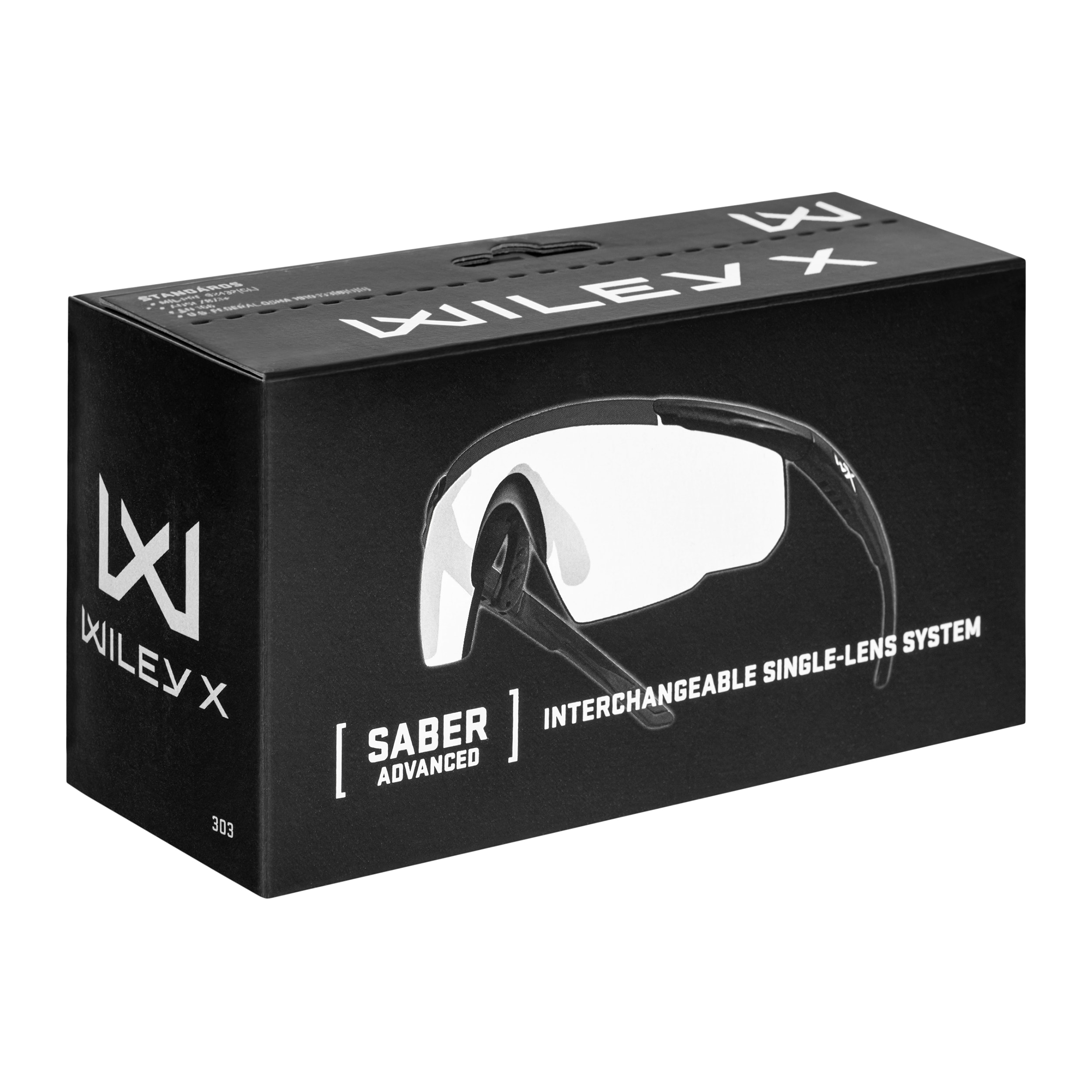 Okulary taktyczne Wiley X Saber Advanced - Clear Matte Black