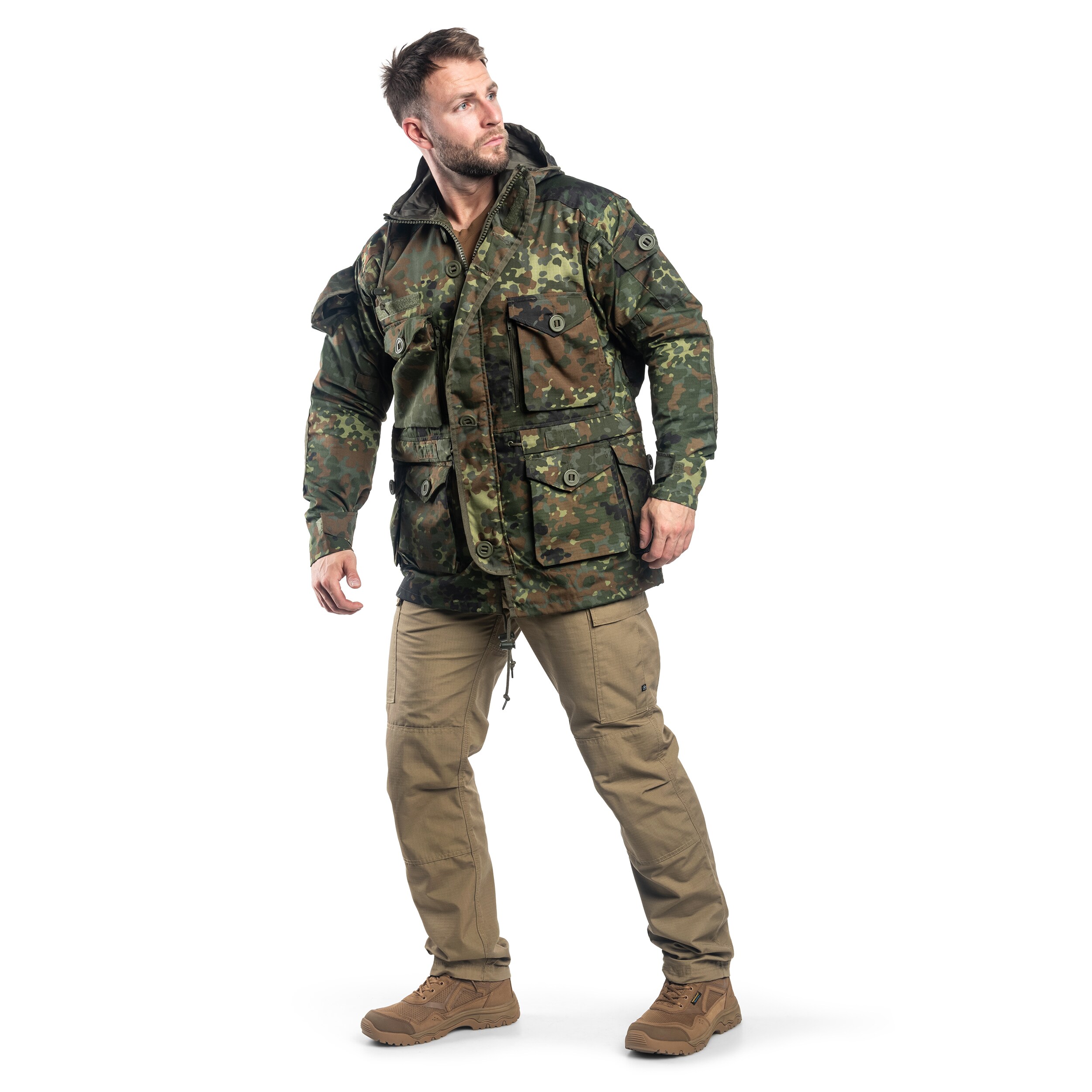 Kurtka Mil-Tec Smock Light Weight - Flecktarn