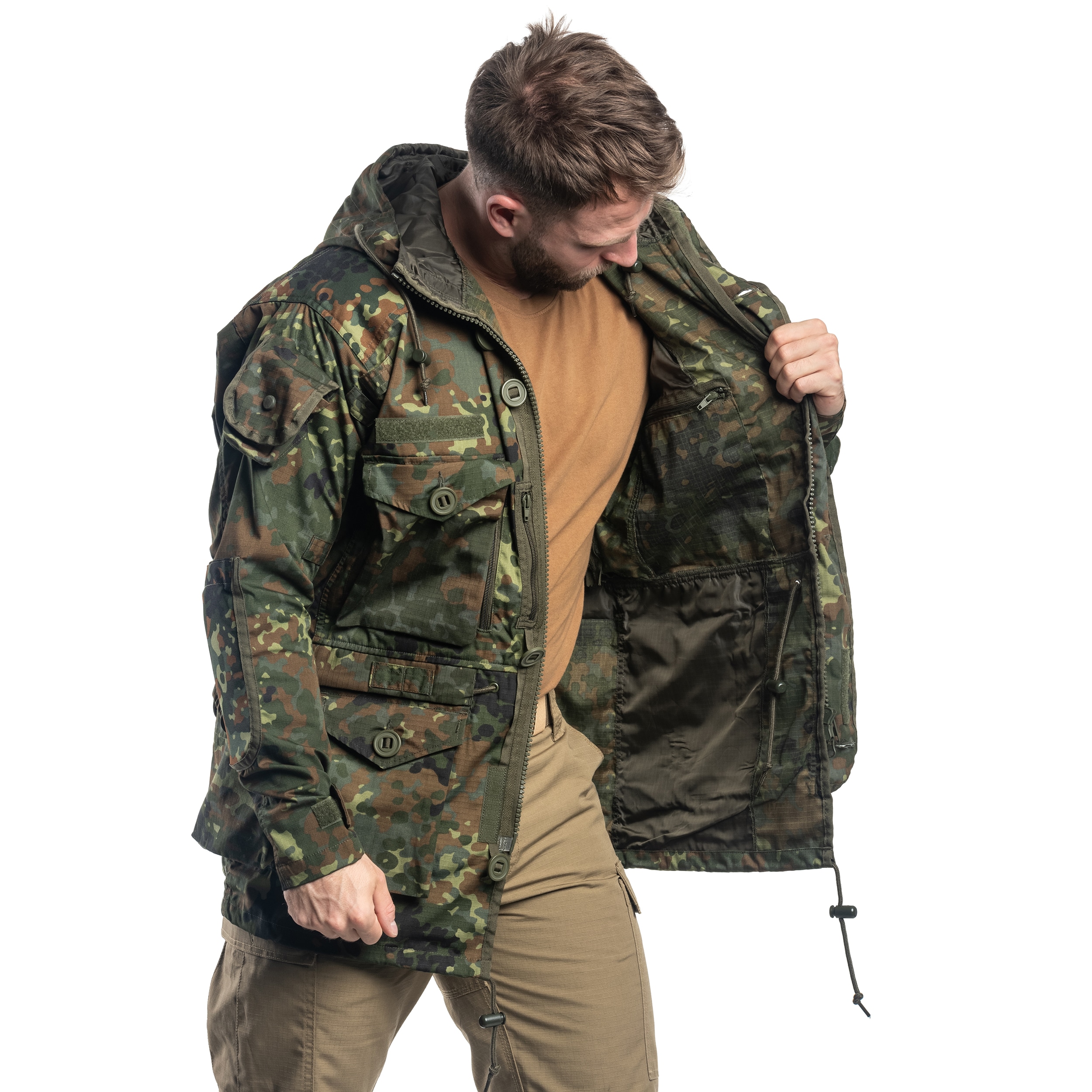 Kurtka Mil-Tec Smock Light Weight - Flecktarn