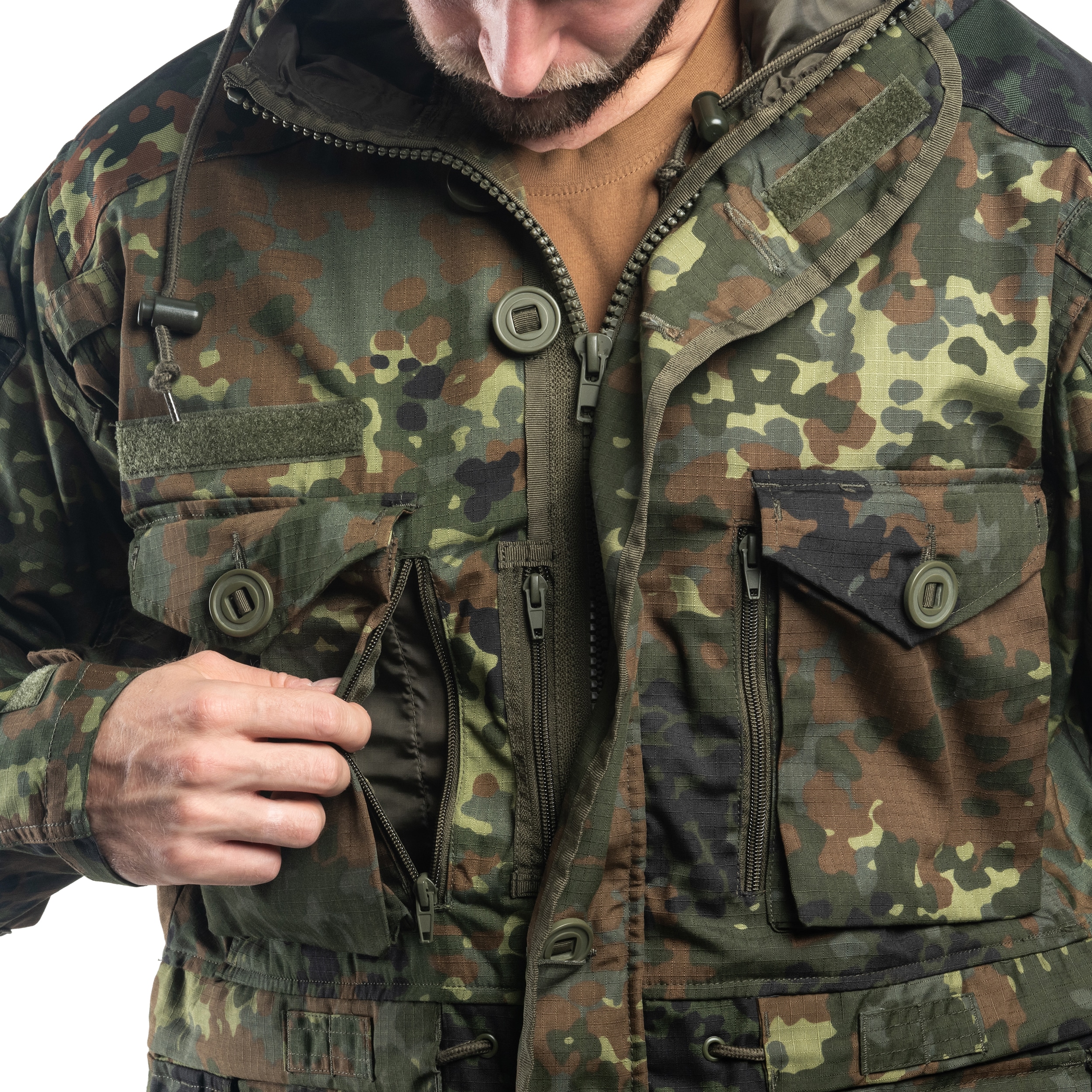 Kurtka Mil-Tec Smock Light Weight - Flecktarn