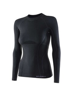 Жіноча термоактивна футболка Brubeck Active Wool - Black Жіноча термоактивна футболка Brubeck Active Wool - Black