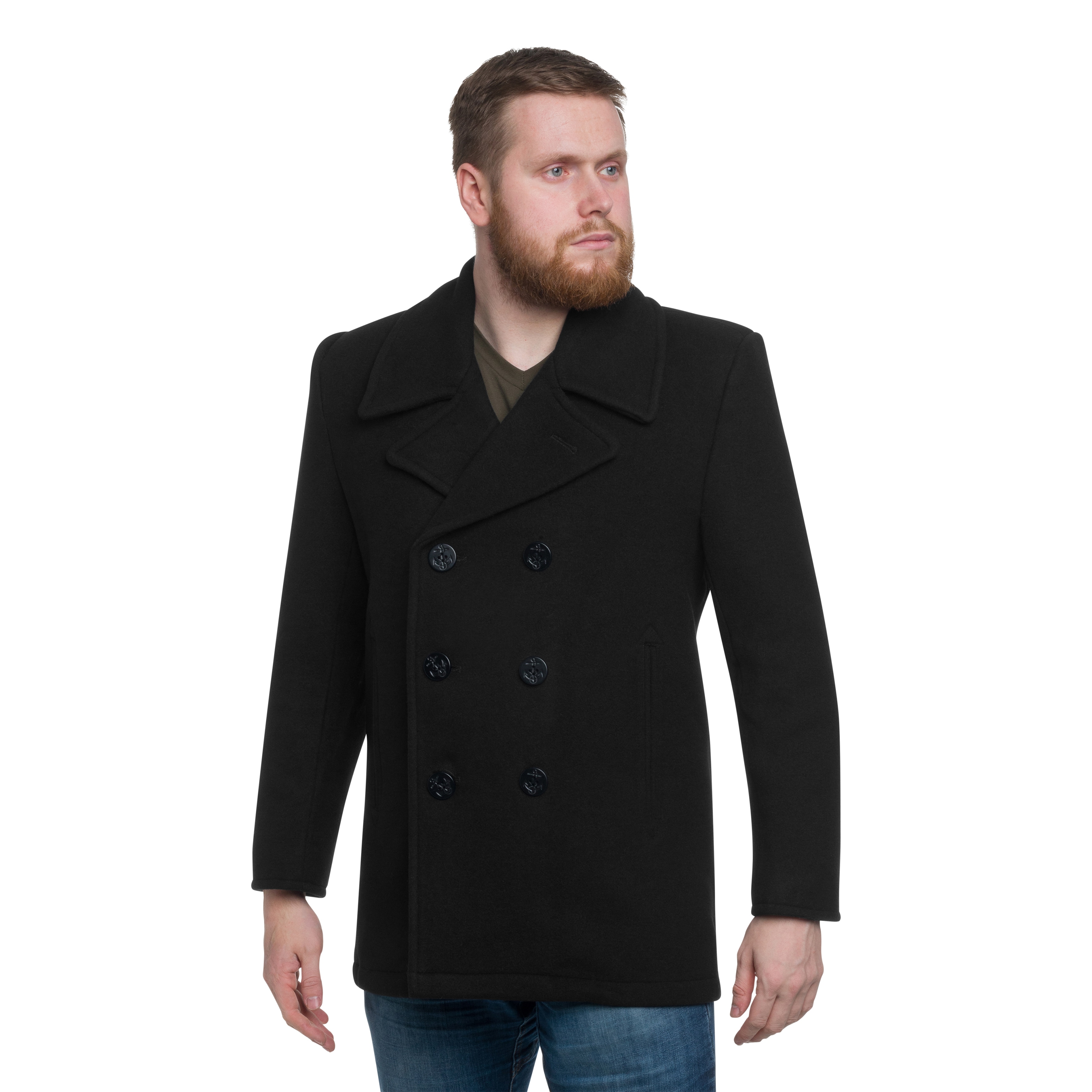 Płaszcz bosmanka Mil-Tec US Navy Peacoat - Black