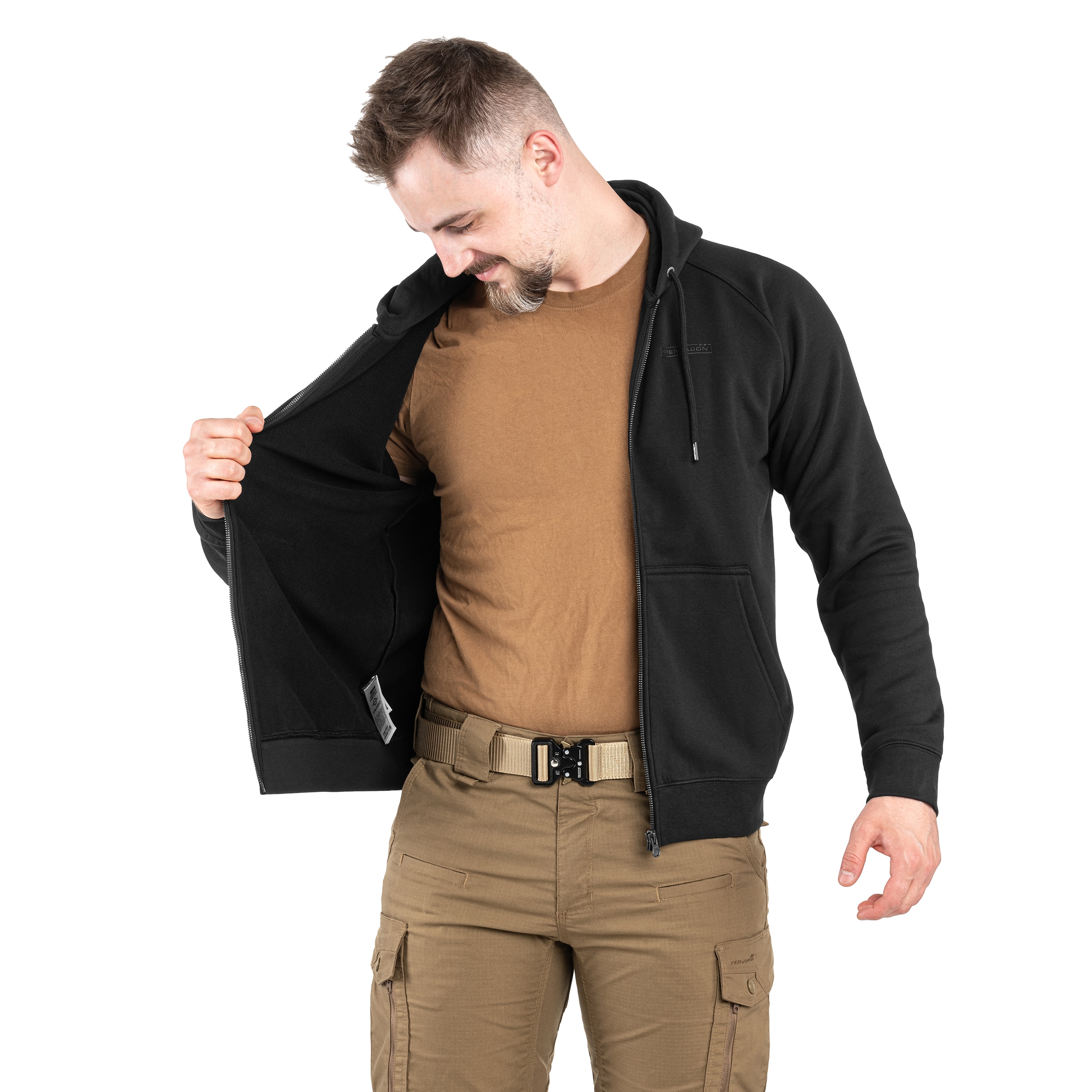 Bluza Pentagon Griffin Hood - Black