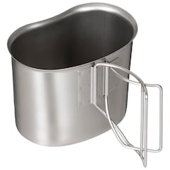 Kubek stalowy MFH US Army Canteen ze składanym uchwytem 0,5 l