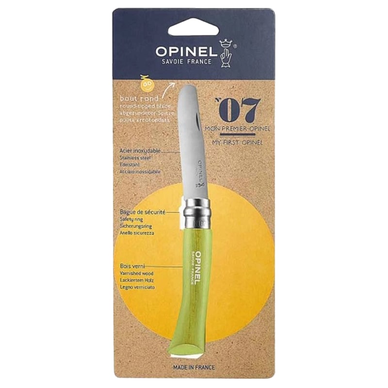 Opinel My First Knife No.7 INOX Folding Knife - Apple