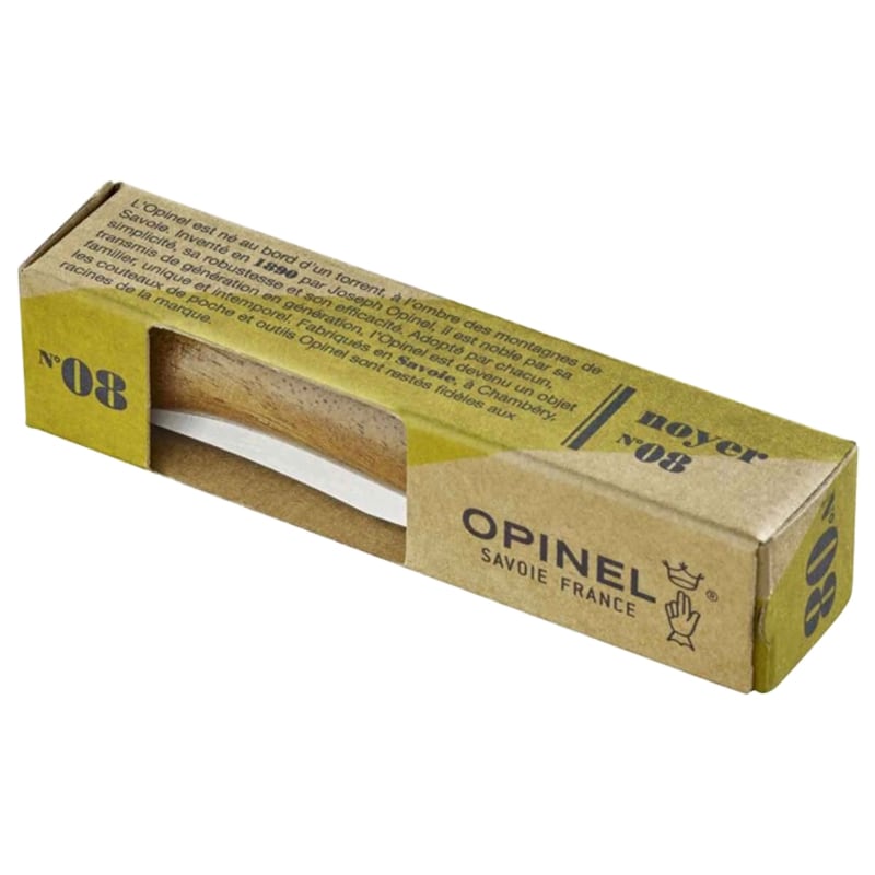 Opinel No.8 Inox Lux Walnut Folding Knife
