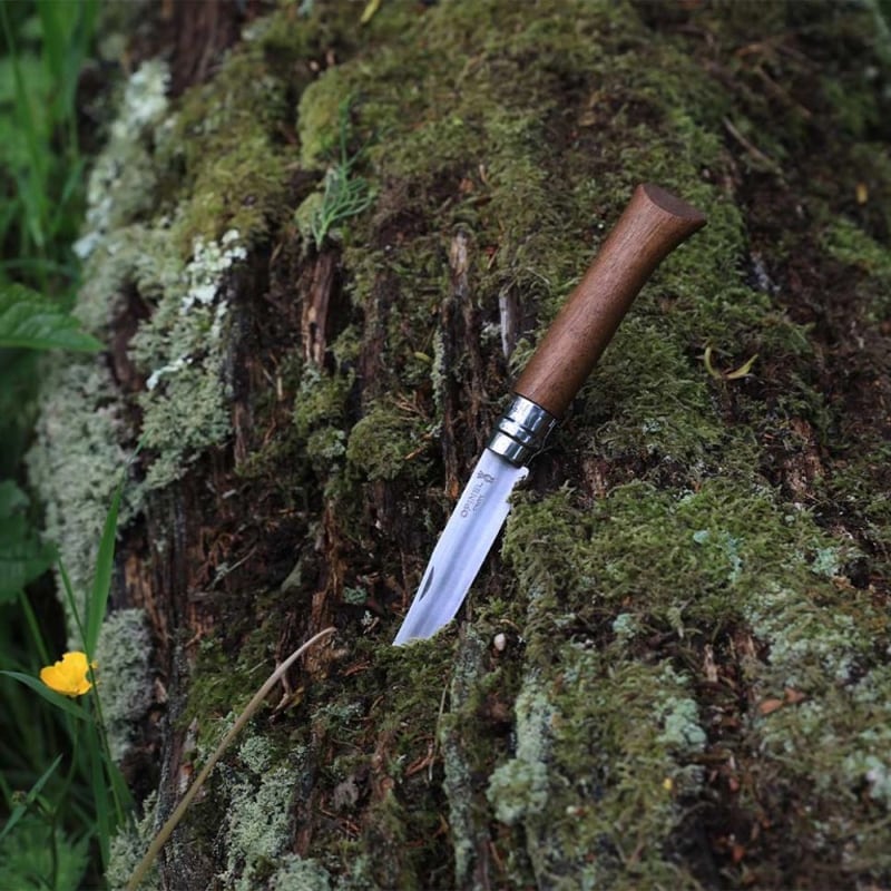 Opinel No.8 Inox Lux Walnut Folding Knife