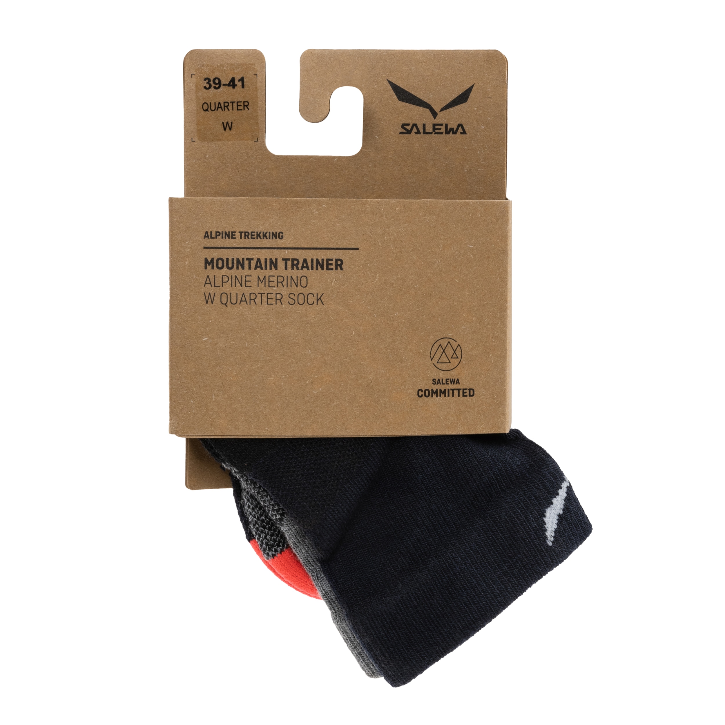 Жіночі шкарпетки Salewa Mountain Trainer Merino Quarter