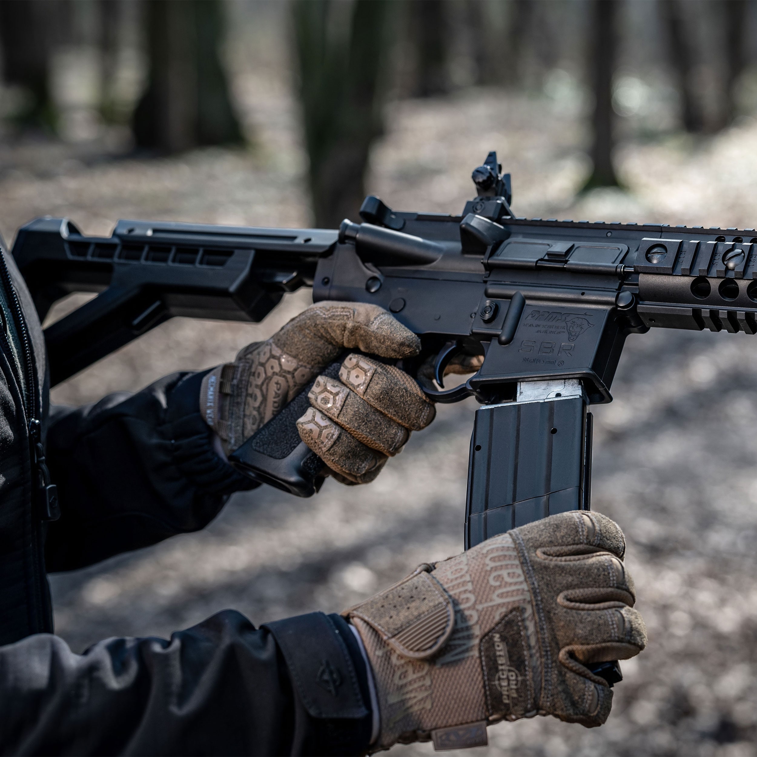 Wiatrówka Crosman Panther Arms DPMS SBR Full Auto