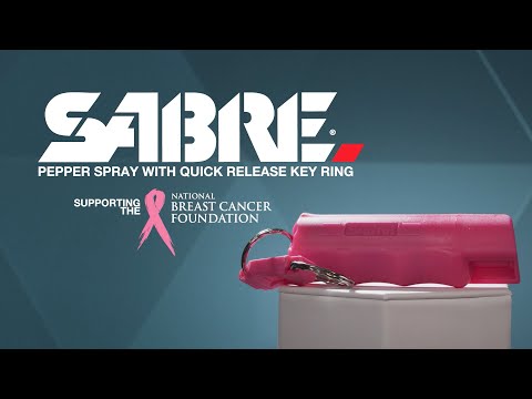 Gaz pieprzowy Sabre brelok NBCF Quick Release 16 ml Pink