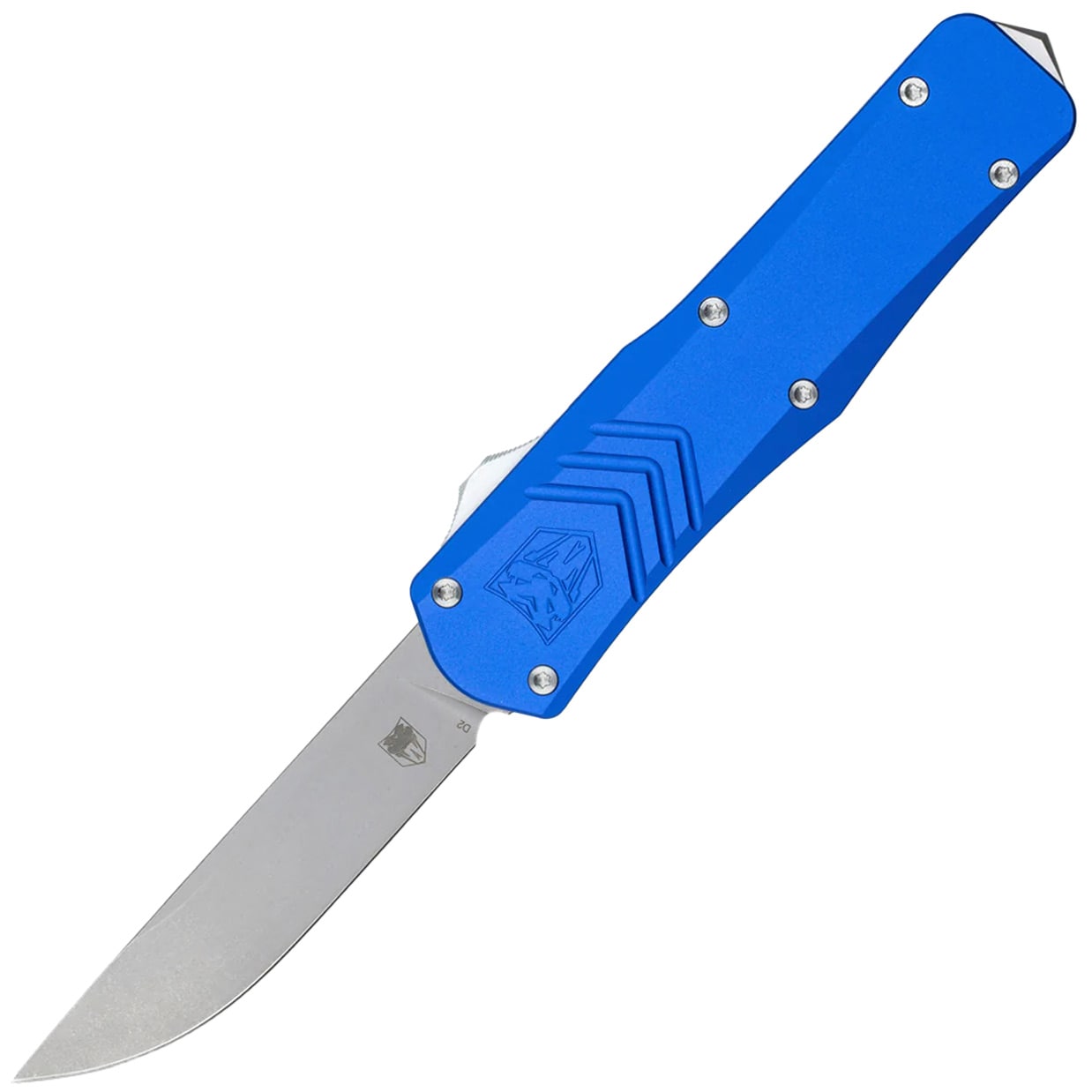 Nóż sprężynowy CobraTec Medium FS-X Gen.2 Drop-Point - Blue