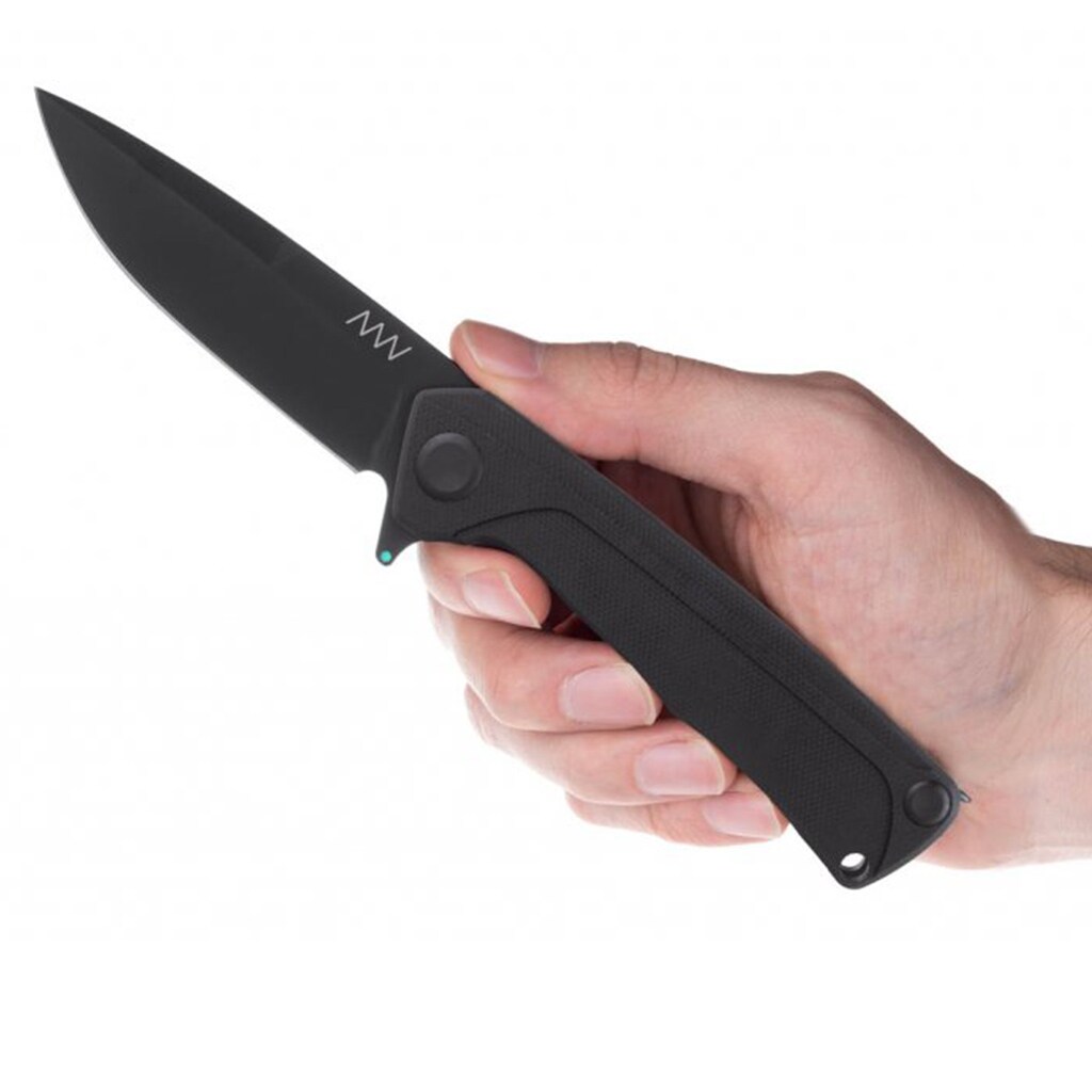 Nóż składany ANV Knives Z100 DLC Black 