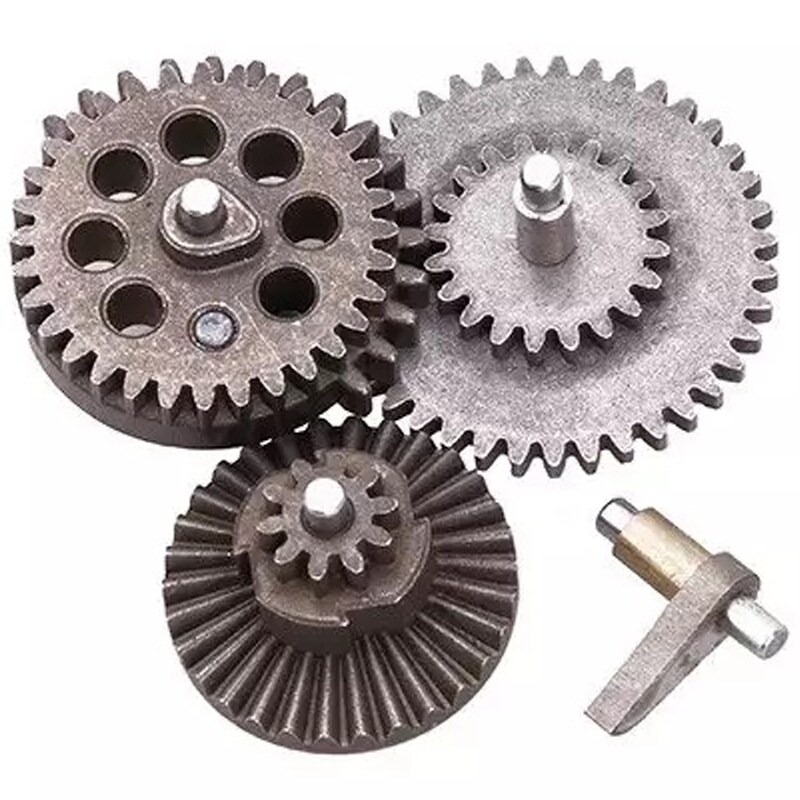 Zestaw stalowych zębatek JG Works z anti-reversalem do gearboxów V2/V3