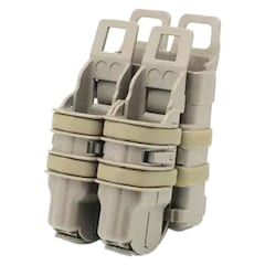 Zestaw ładownic FMA FAST na magazynki do M4/M16 i pistoletowe - Tan