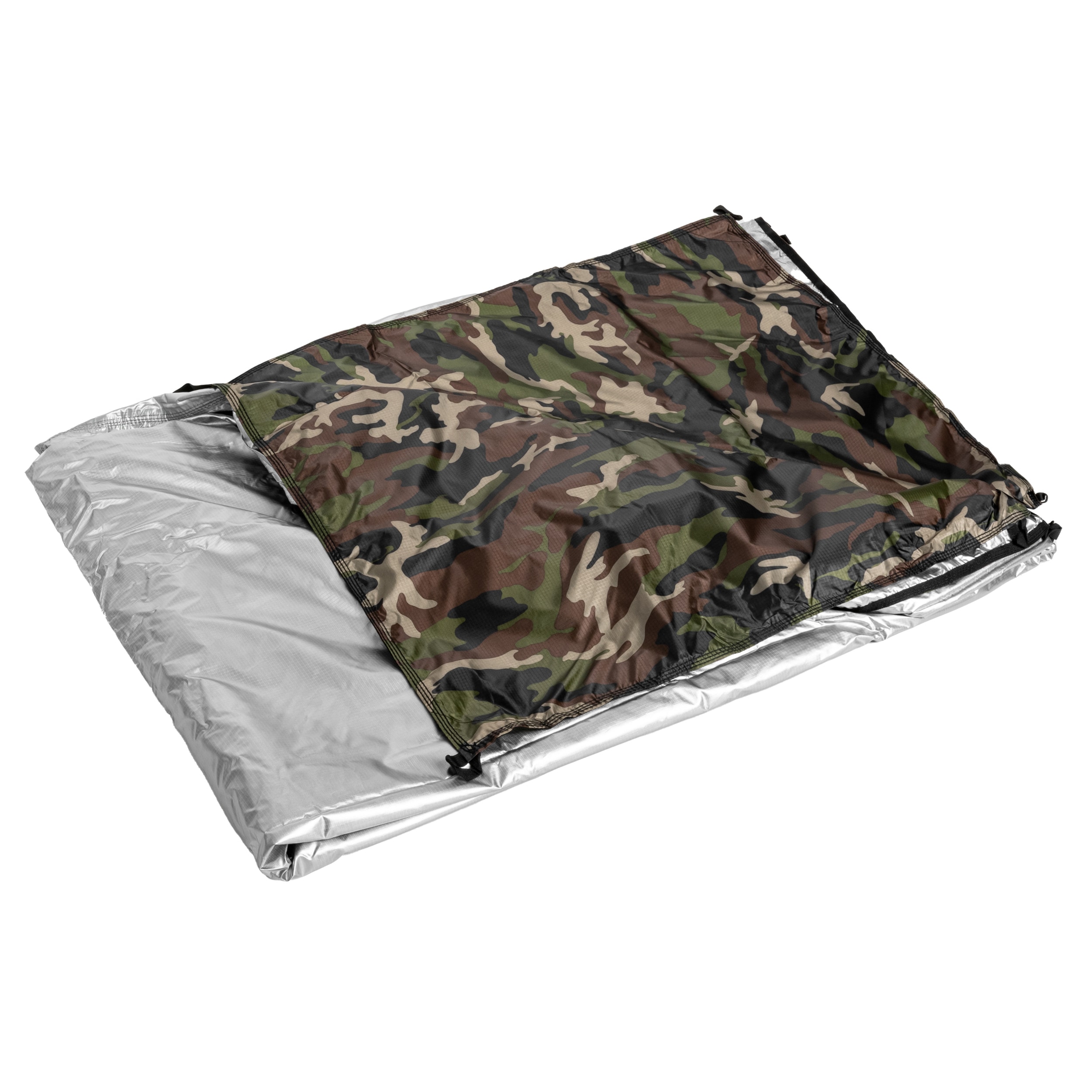 Płachta biwakowa Bushmen Thermo Tarp z termoizolacją 4 x 3 - Camo