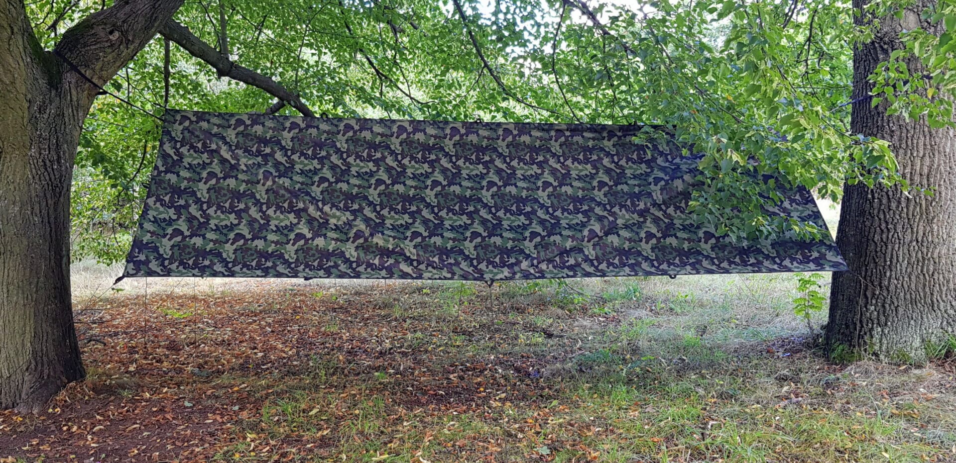 Płachta biwakowa Bushmen Thermo Tarp z termoizolacją 4 x 3 - Camo