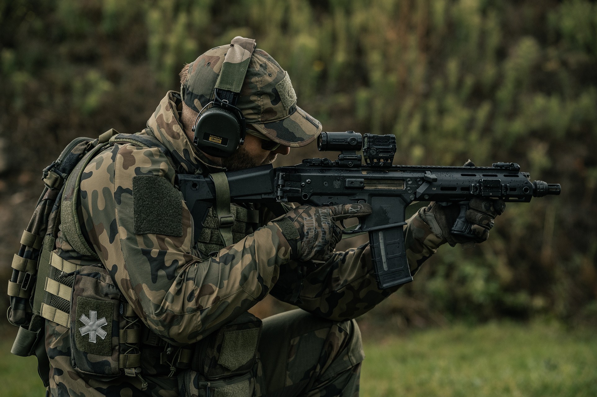 Ochronniki słuchu aktywne Sordin Supreme Pro-X - Green