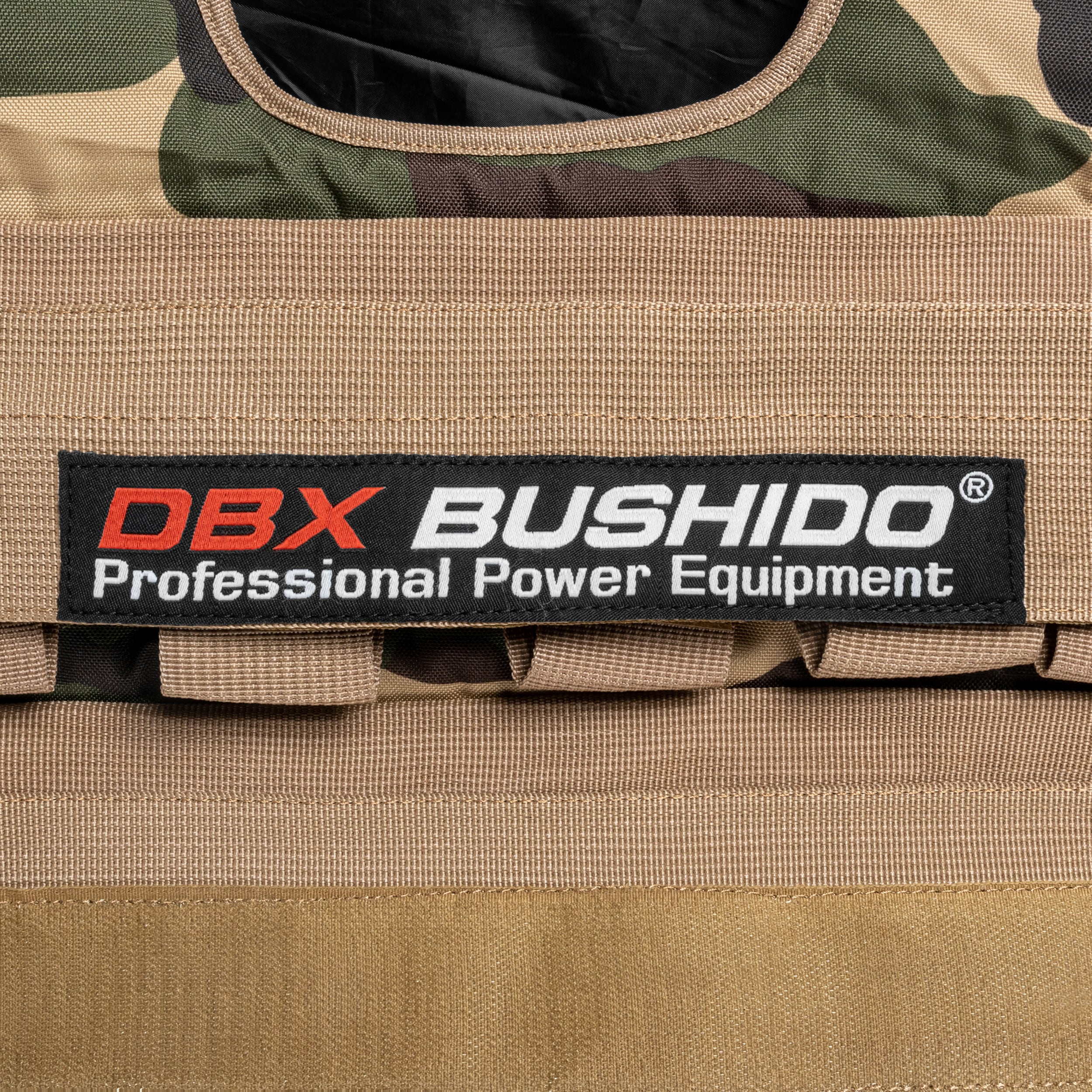 Kamizelka obciążeniowa DBX Bushido z 30 kieszeniami - Moro