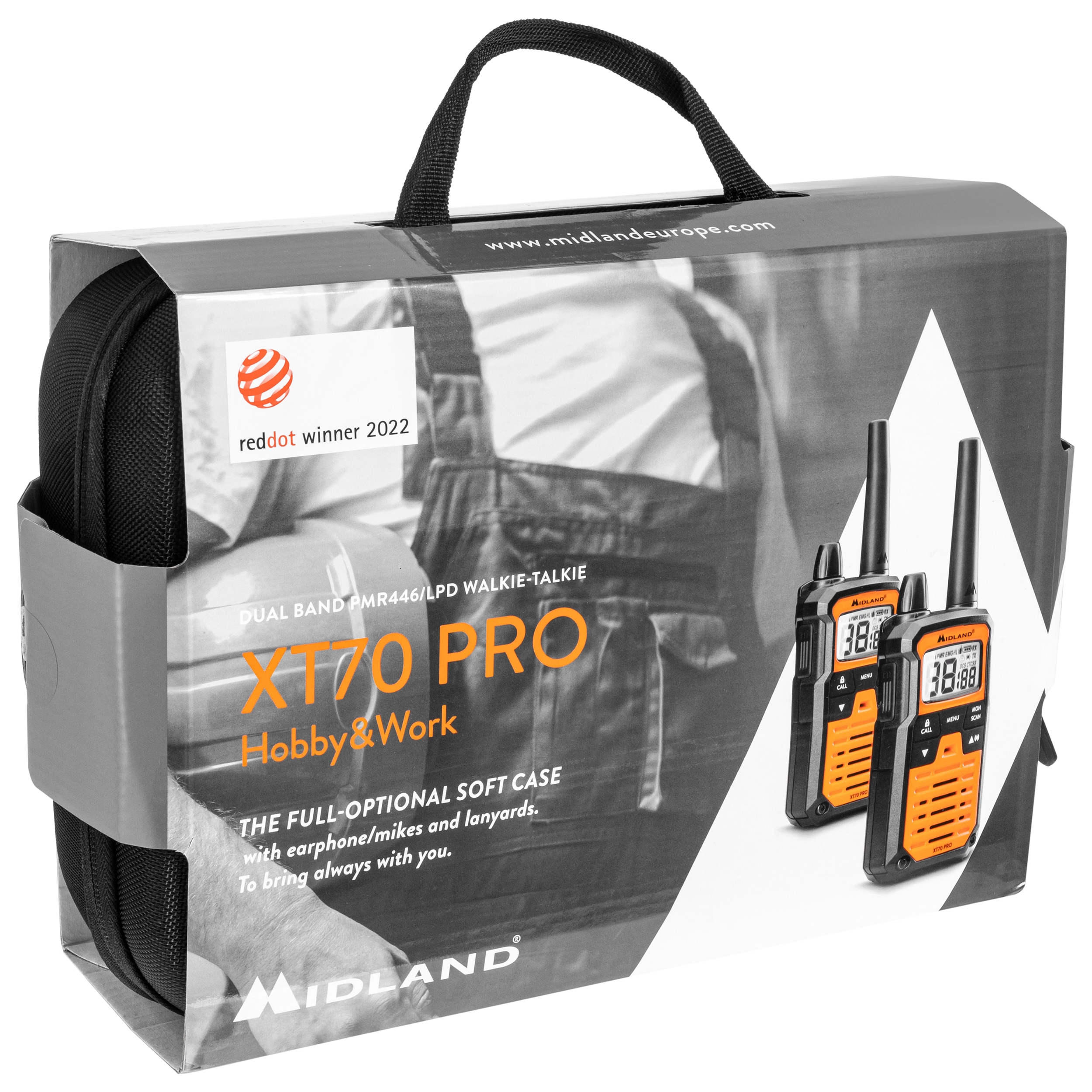 Radiotelefon Midland PMR XT70 PRO Hobby & Work - 2 szt.