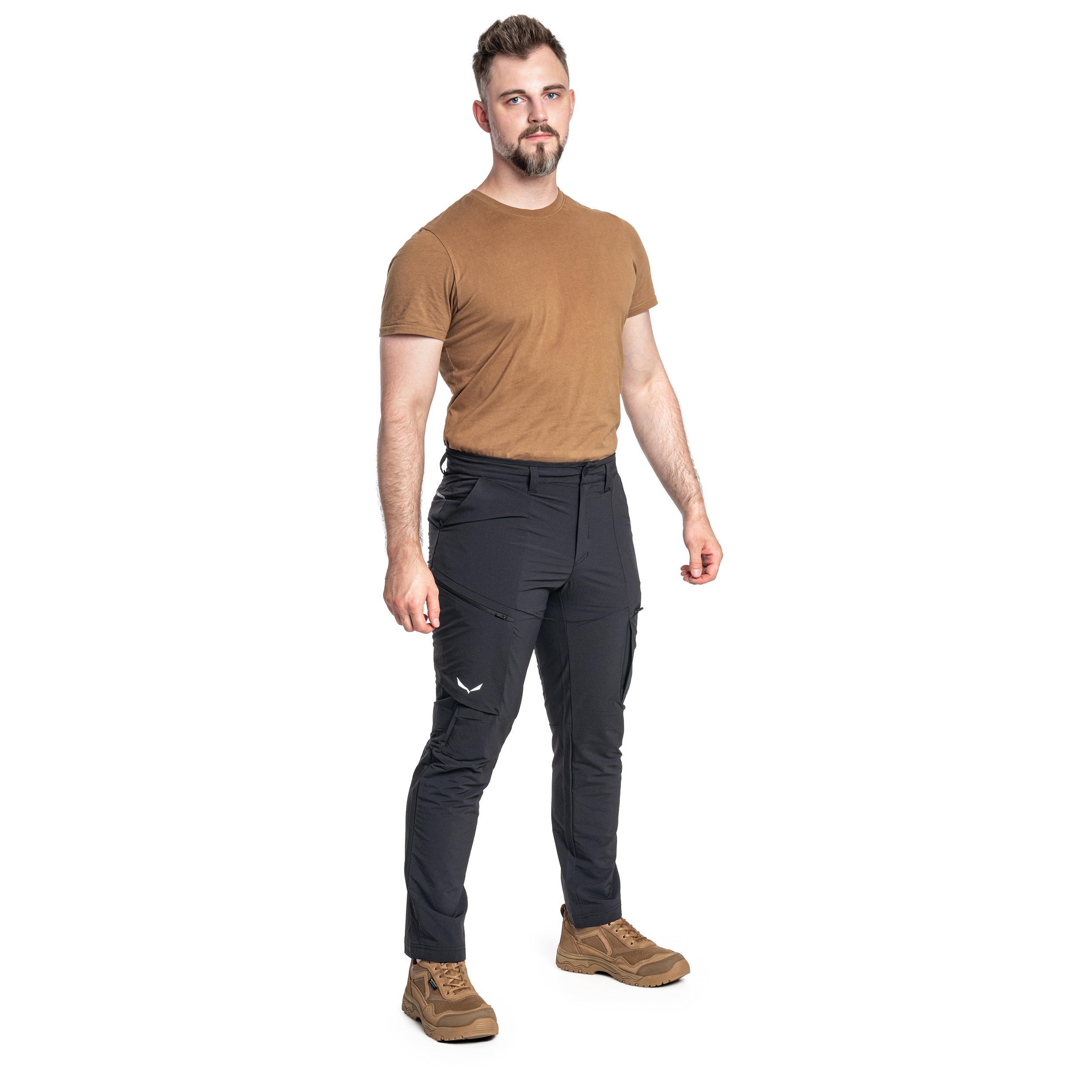 Spodnie Salewa Puez Durastretch Cargo - Black Out