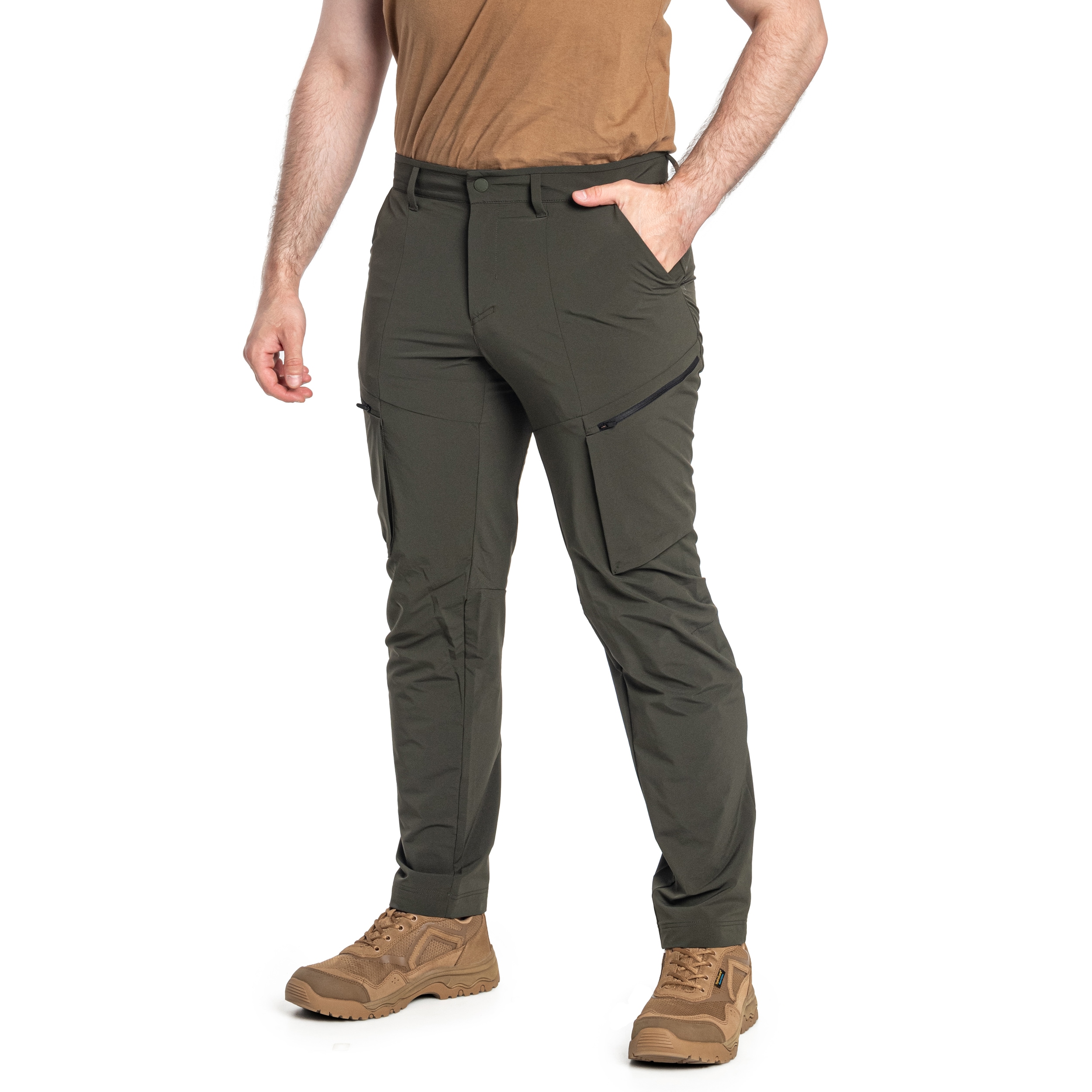 Spodnie Salewa Puez Durastretch Cargo - Dark Olive