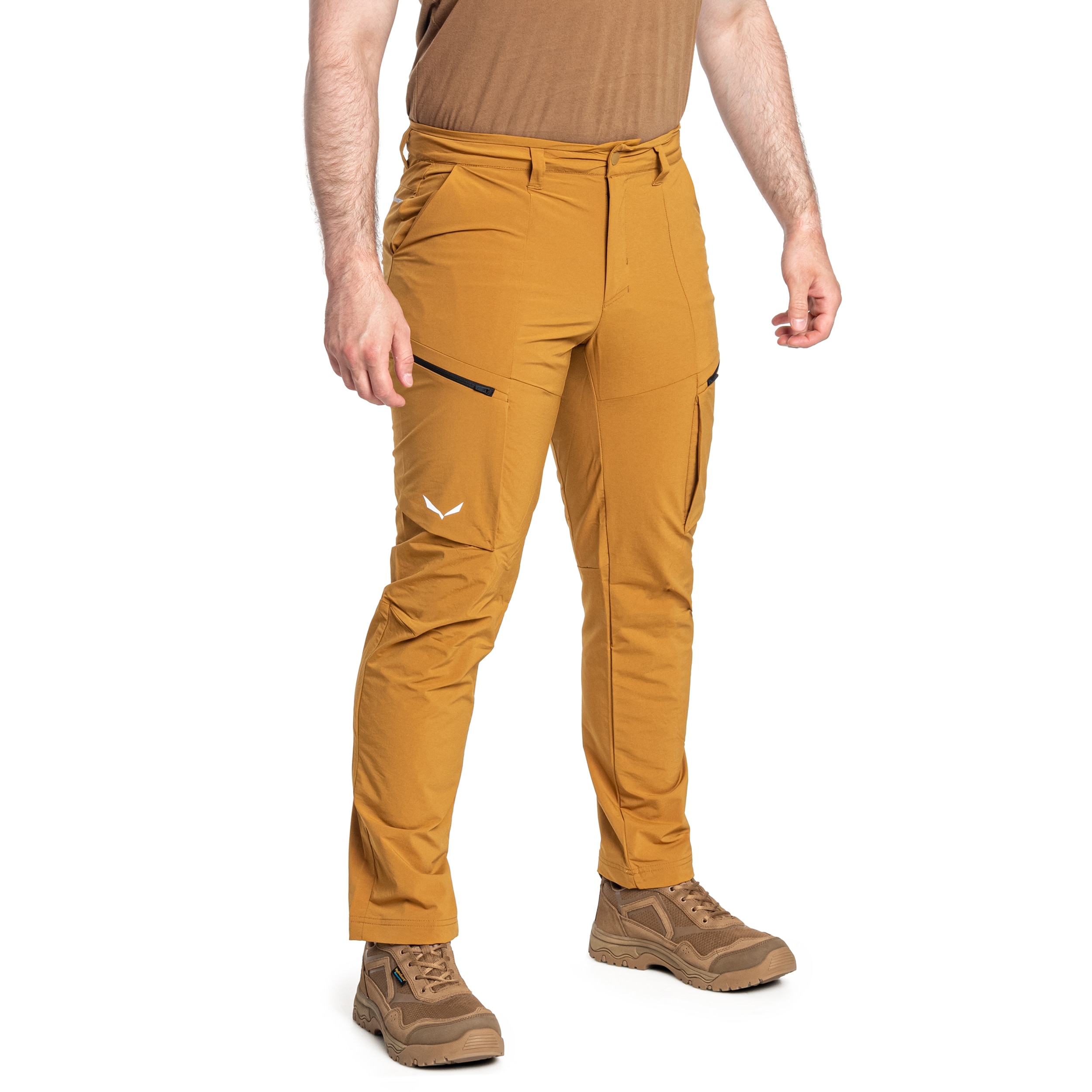 Spodnie Salewa Puez Durastretch Cargo - Golden Brown