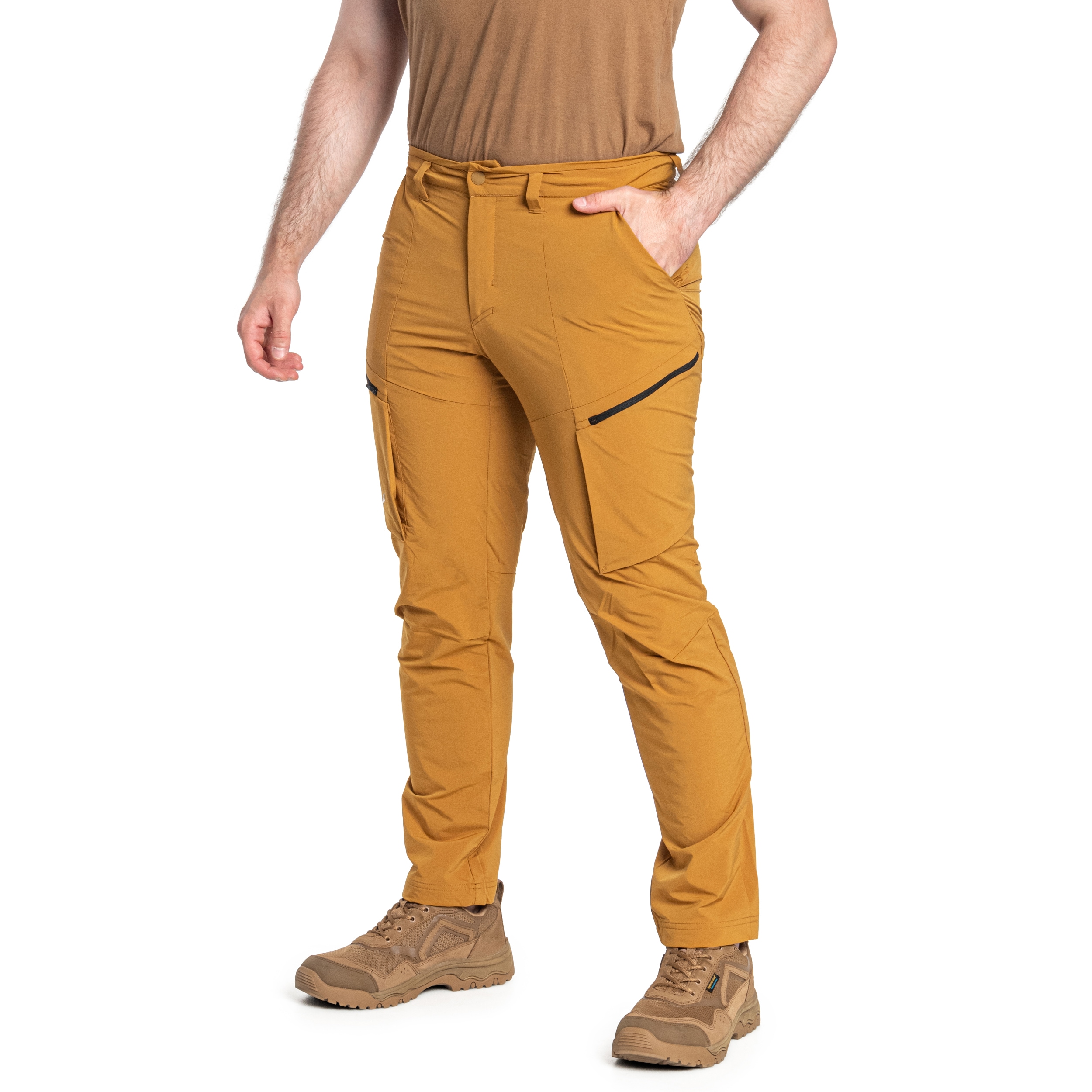 Spodnie Salewa Puez Durastretch Cargo - Golden Brown