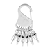 Brelok Nite Ize S-Biner KeyRack Locker Silver KLK-11-R3