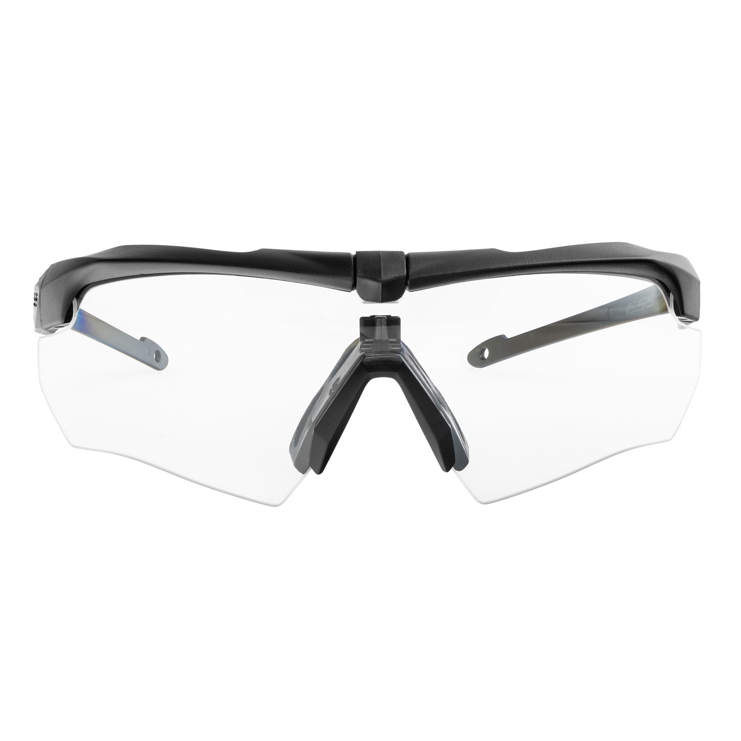 Тактичні окуляри ESS Crossbow Suppressor 2X+ Black Frame Clear/Smoke Grey/Laser LPL-B - набір