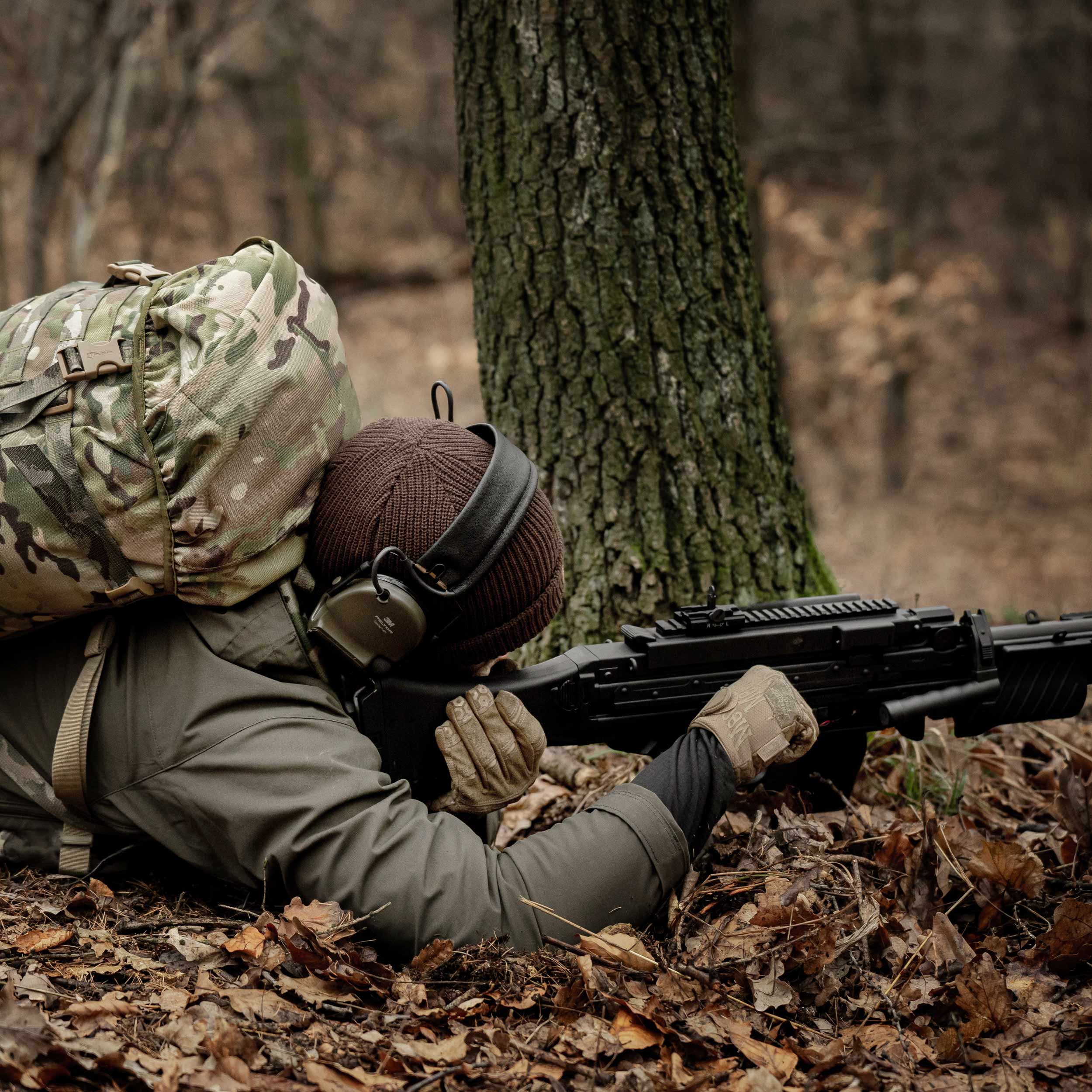 Вовняна шапка Mil-Tec - Olive