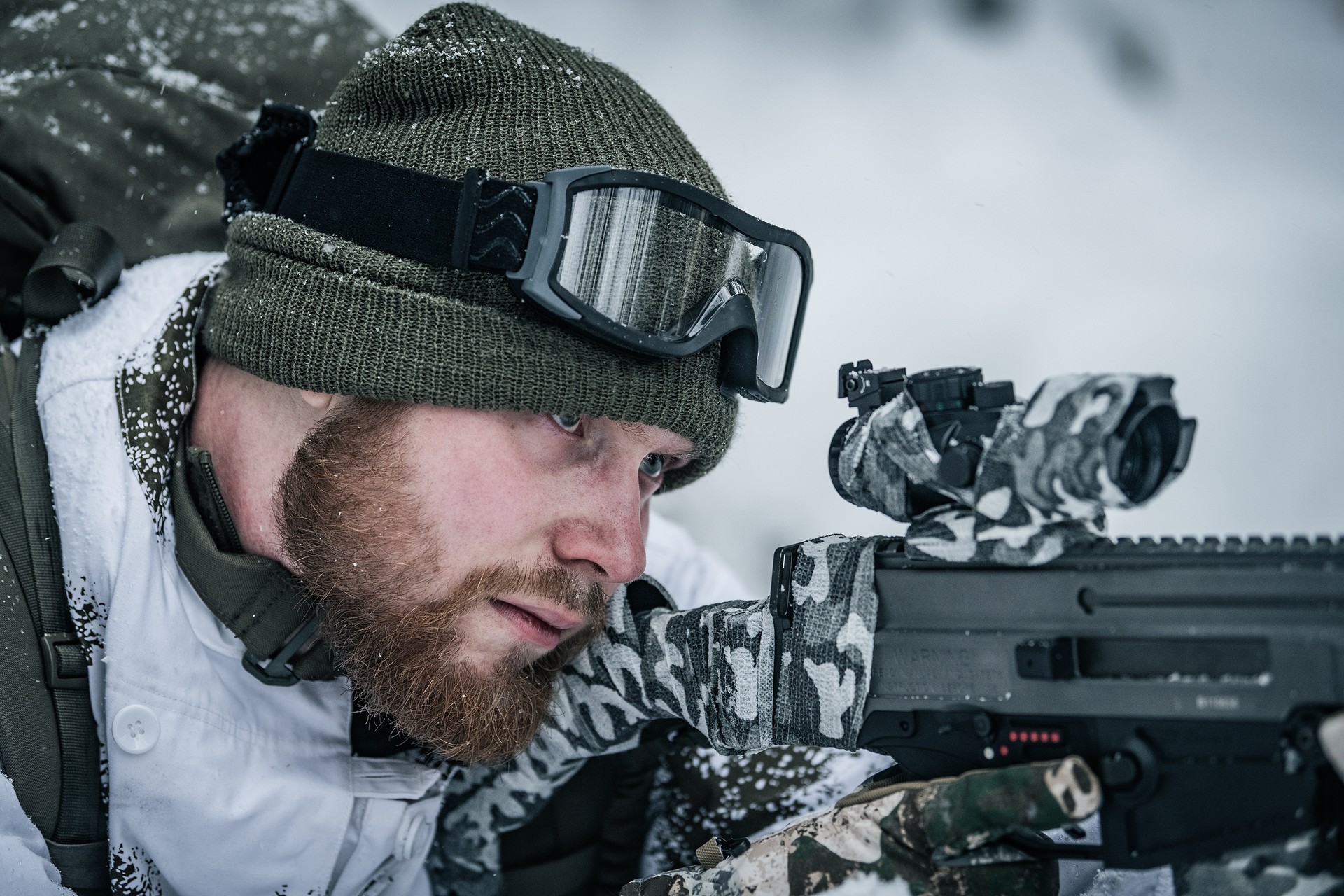 Вовняна шапка Mil-Tec - Olive