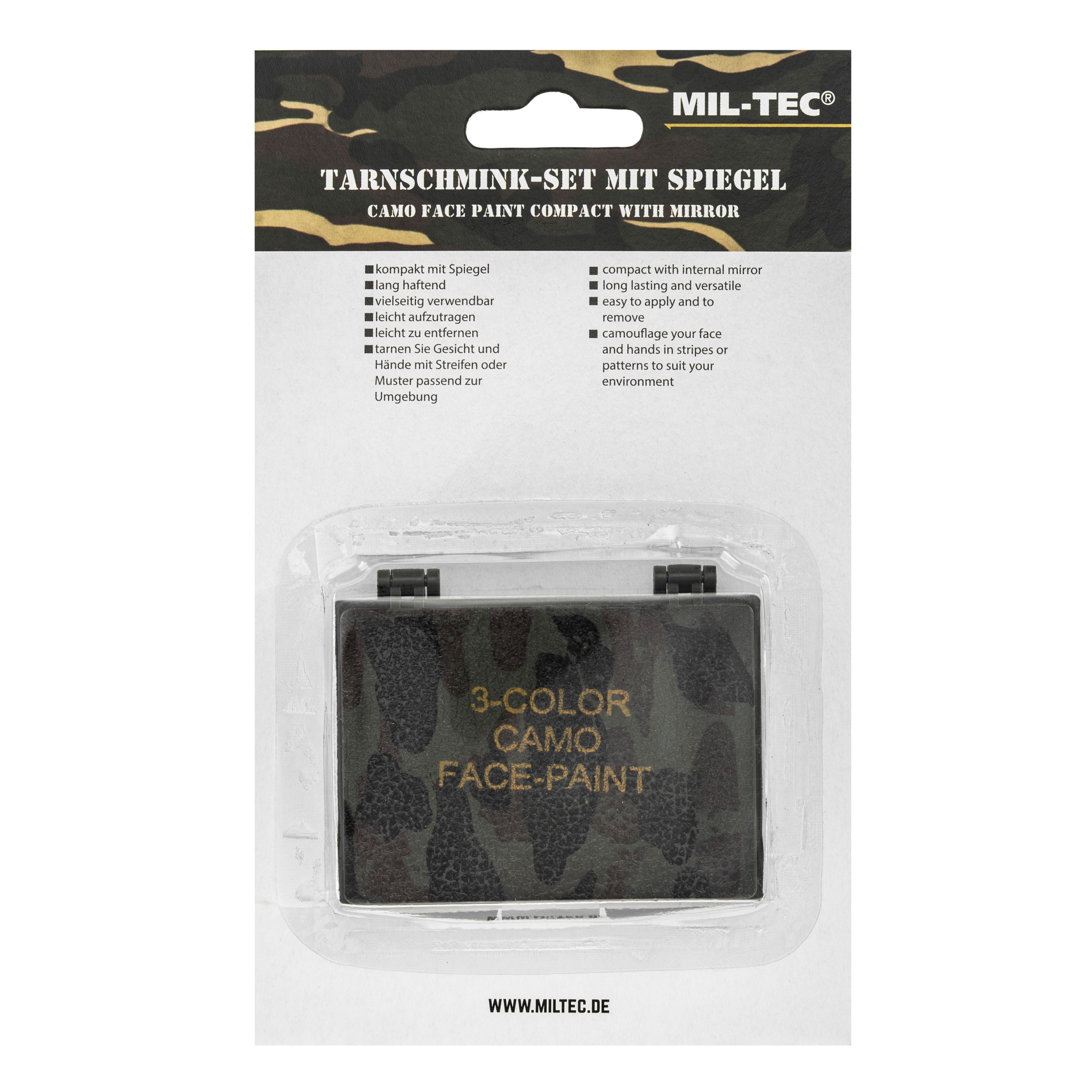 Farba maskująca 3w1 Mil-Tec - Woodland