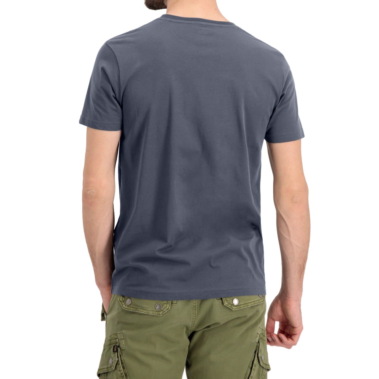 Koszulka T-shirt Alpha Industries Basic - Grey/Black
