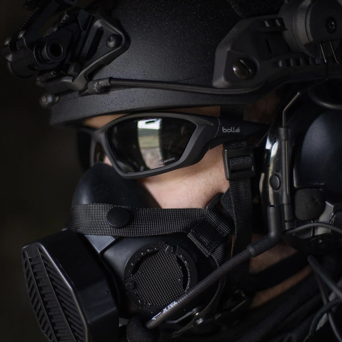 Okulary taktyczne Bolle SWAT z polaryzacją - Smoke