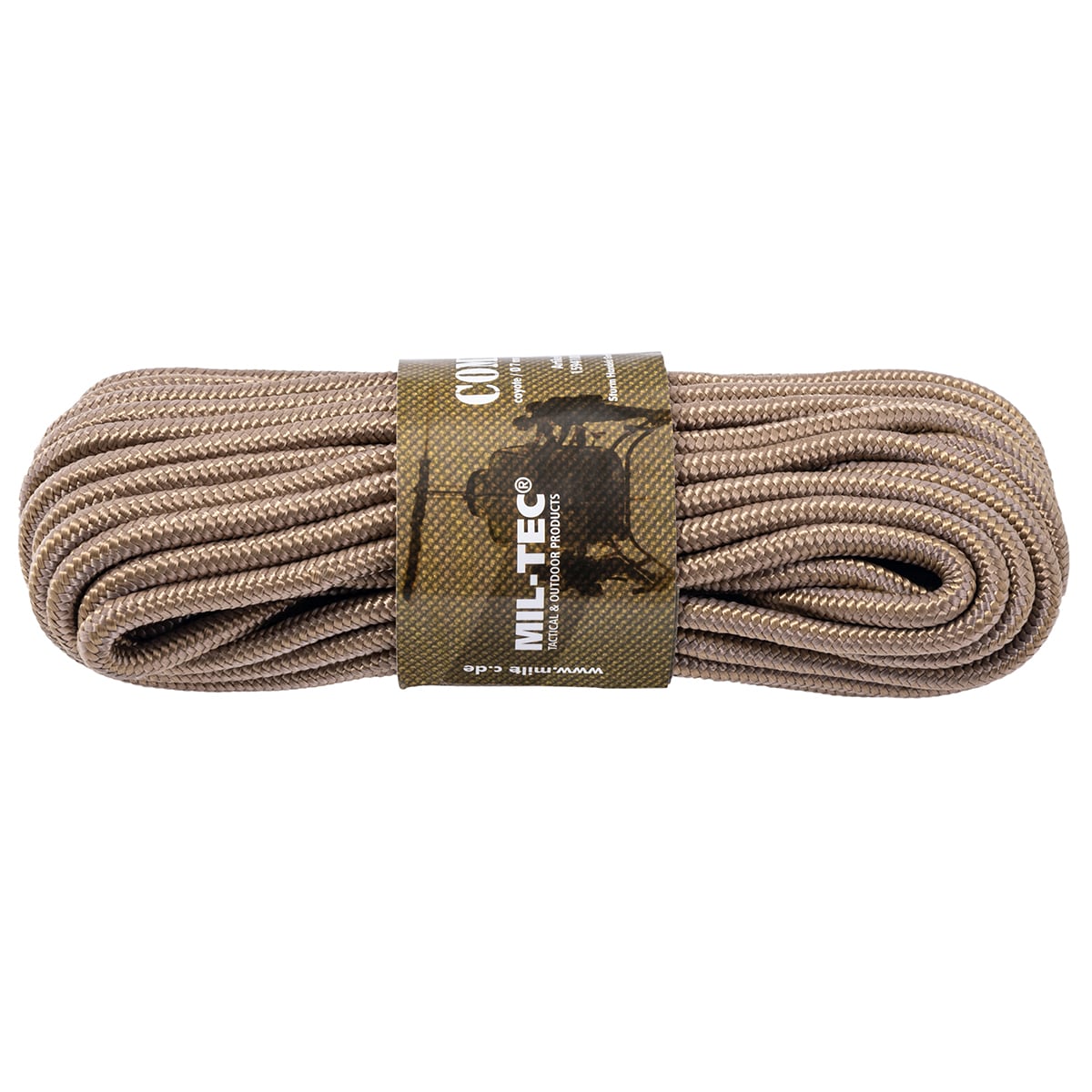 Linka Mil-Tec 7 mm x 15 m - 420 kg - coyote brown