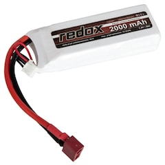 Akumulator ASG Redox Li-Po 2000 mAh 7,4V Kostka - Deans