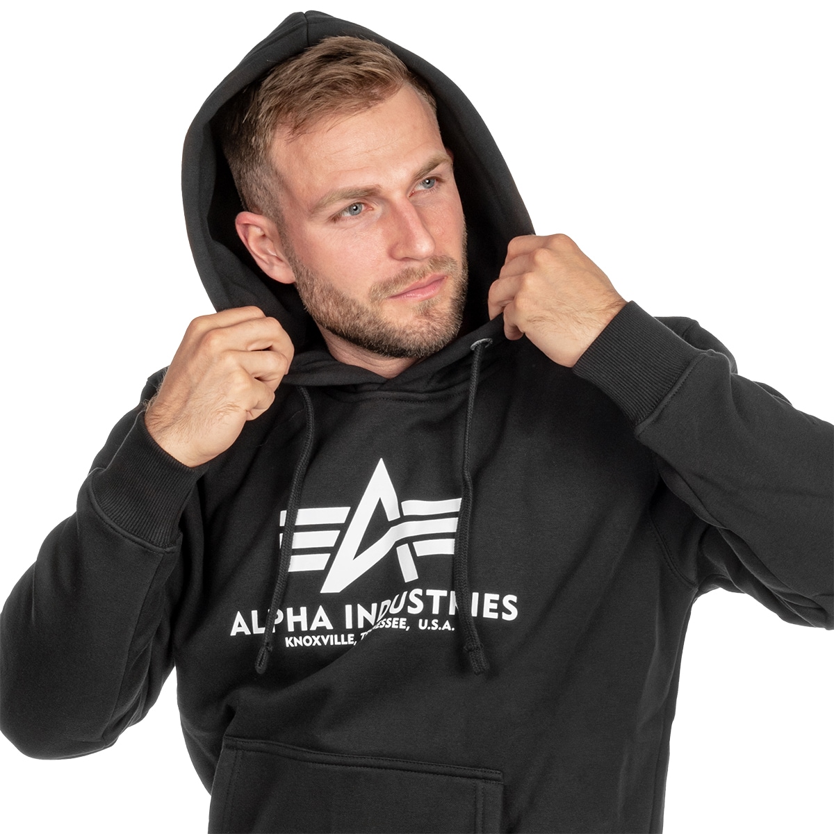 Толстовка Alpha Industries Basic Hoody Sweatshirt - чорна