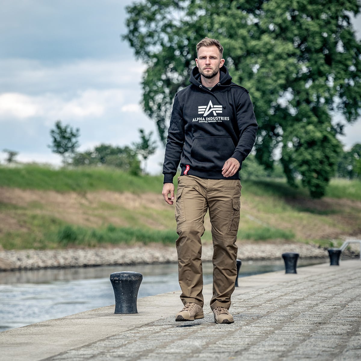 Bluza Alpha Industries Basic Hoody - Black