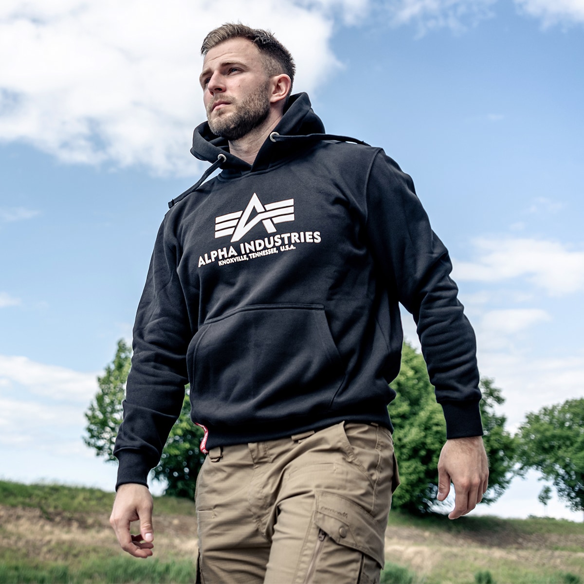 Bluza Alpha Industries Basic Hoody - Black