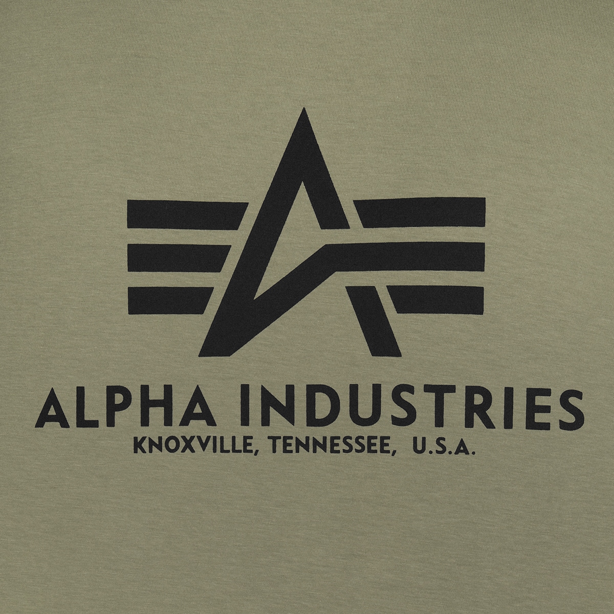 Футболка T-shirt Alpha Industries Basic - Olive/Black
