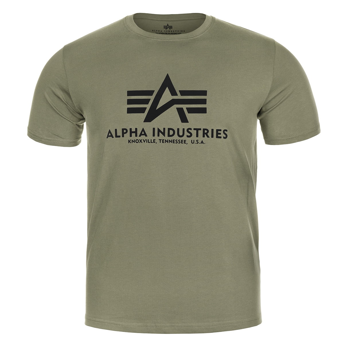 Футболка T-shirt Alpha Industries Basic - Olive/Black