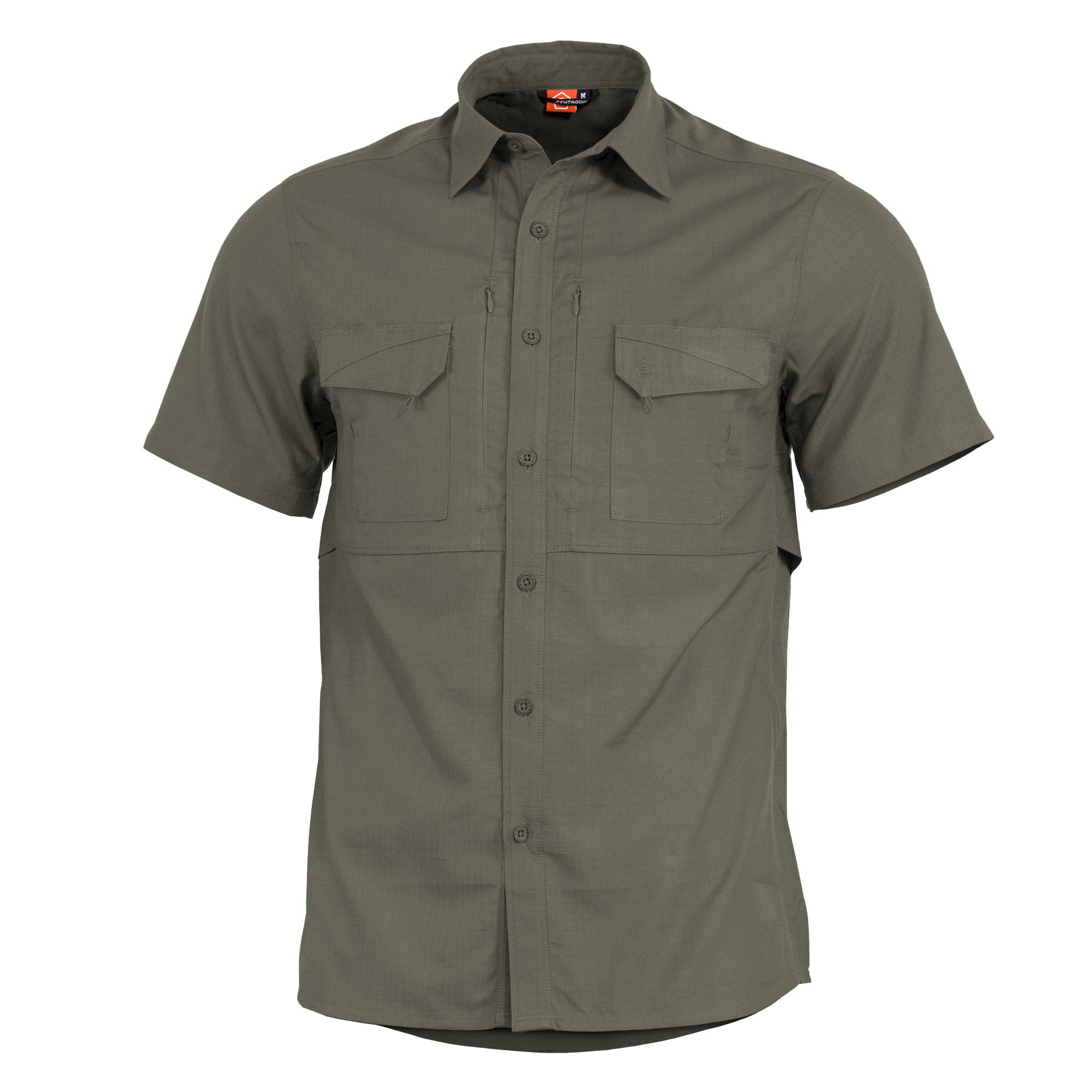 Koszula taktyczna Pentagon Plato Short Sleeve - Ranger Green