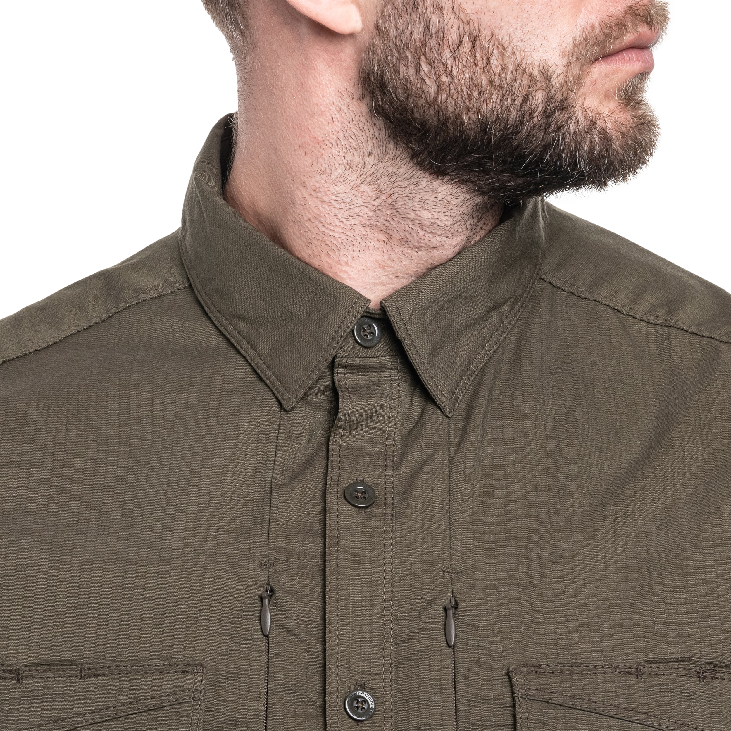 Koszula taktyczna Pentagon Plato Short Sleeve - Ranger Green